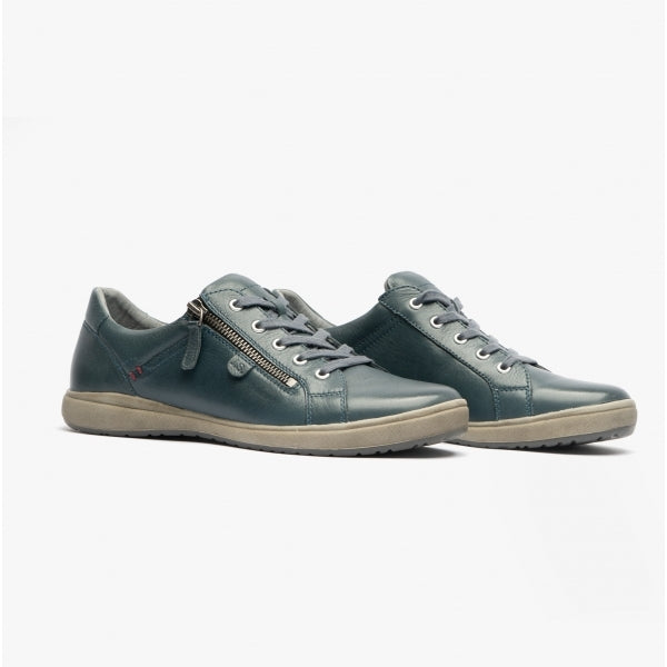 Josef Seibel CAREN 12 Dam Skinn Sneakers Ocean – bild 2