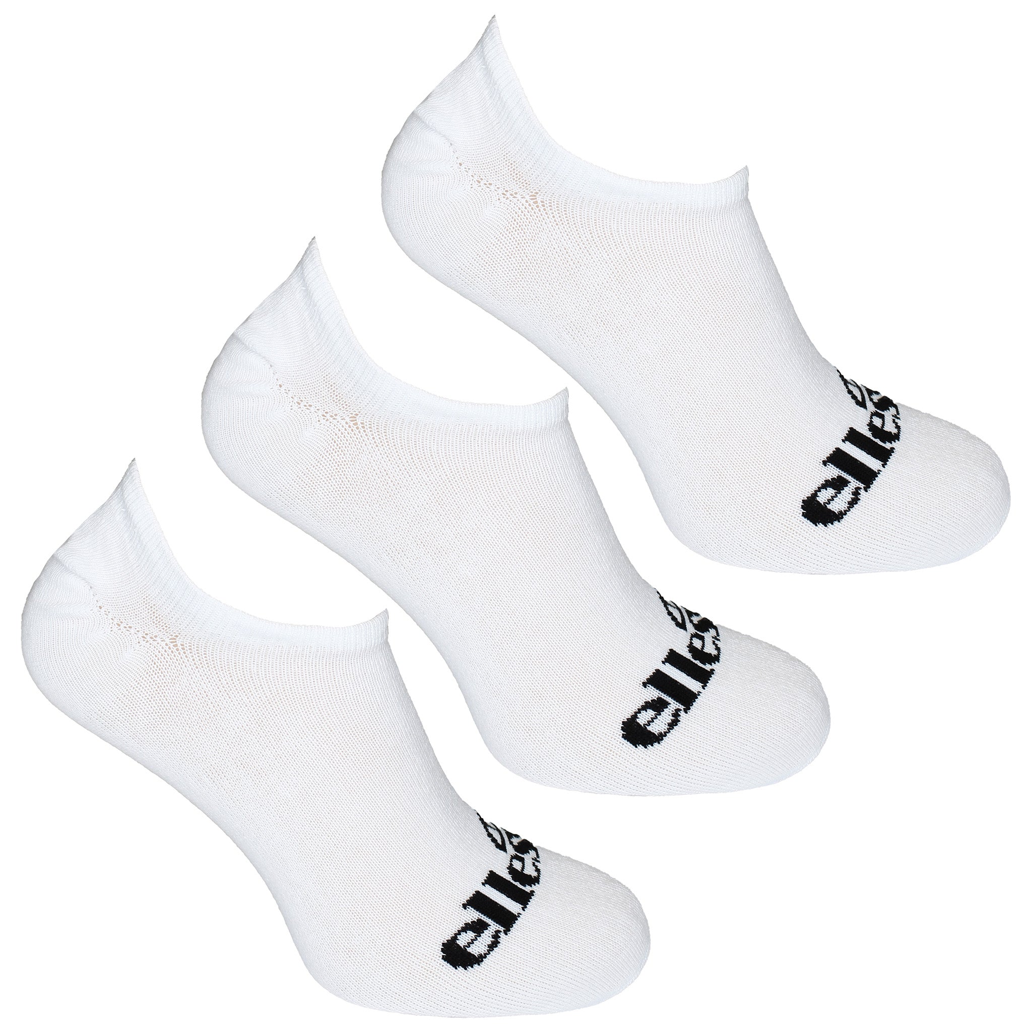 Thumbnail - Ellesse – Frimo – Weiße Füßlinge für Herren im 3er-Pack