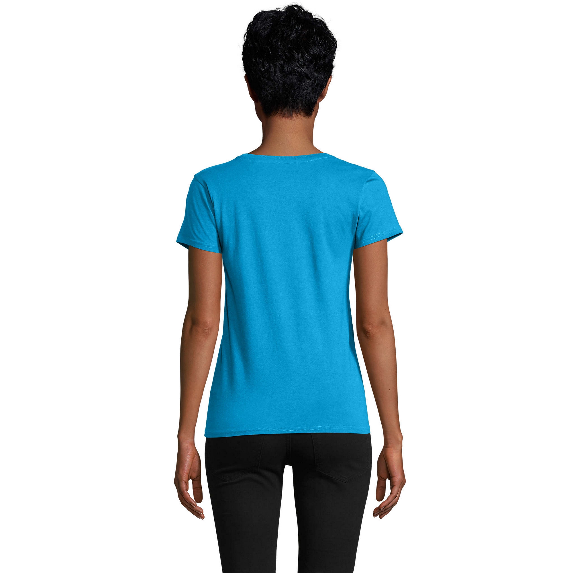 SOLS Pioneer T-shirt dam/dam (Aqua) – bild 2
