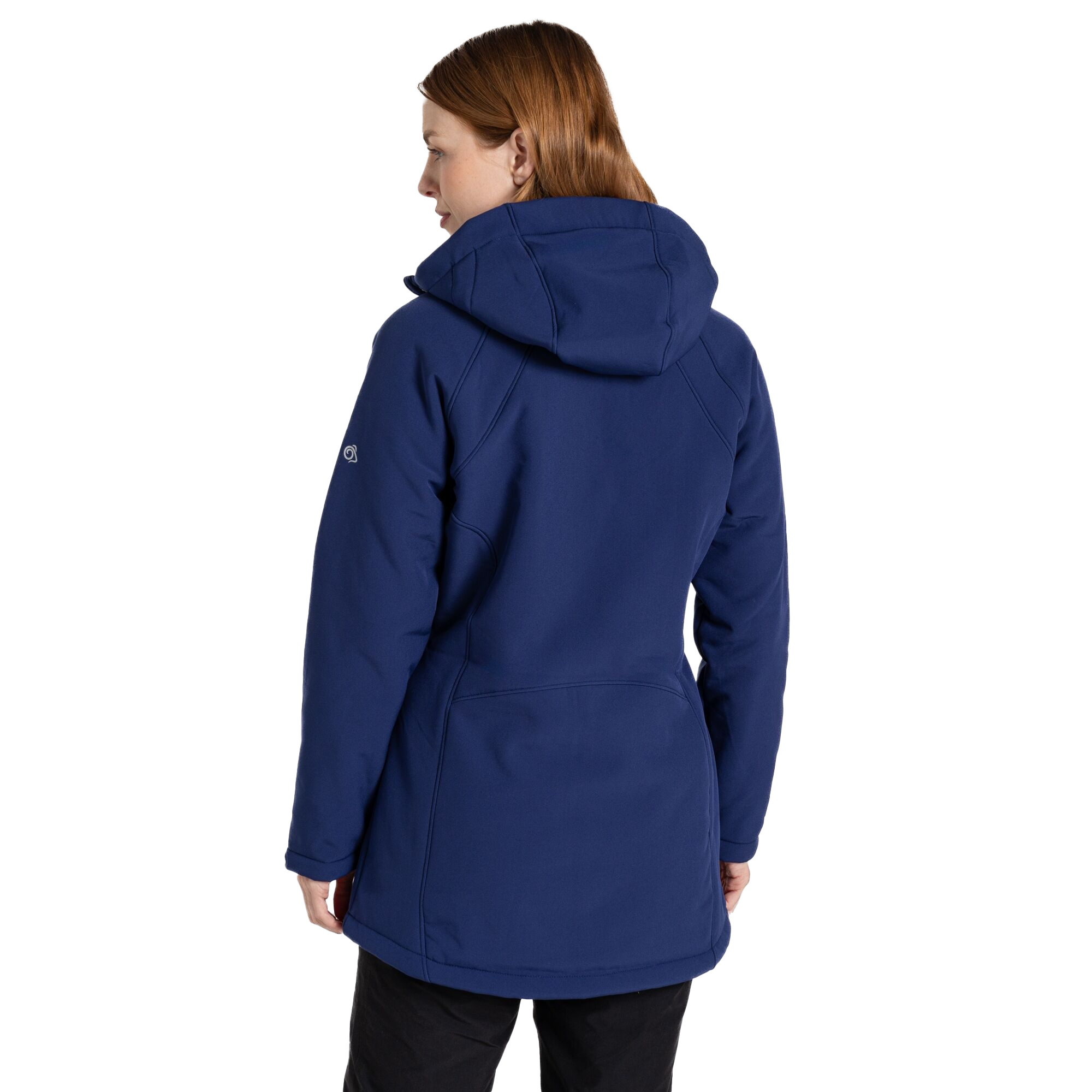 Craghoppers Dam/Ladies Gwen Soft Shell-jacka med huva (Indigoblå) – bild 2