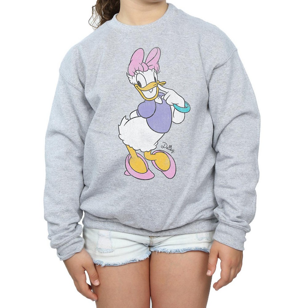 Thumbnail - Disney - Sweat CLASSIC - Fille (Gris chiné)