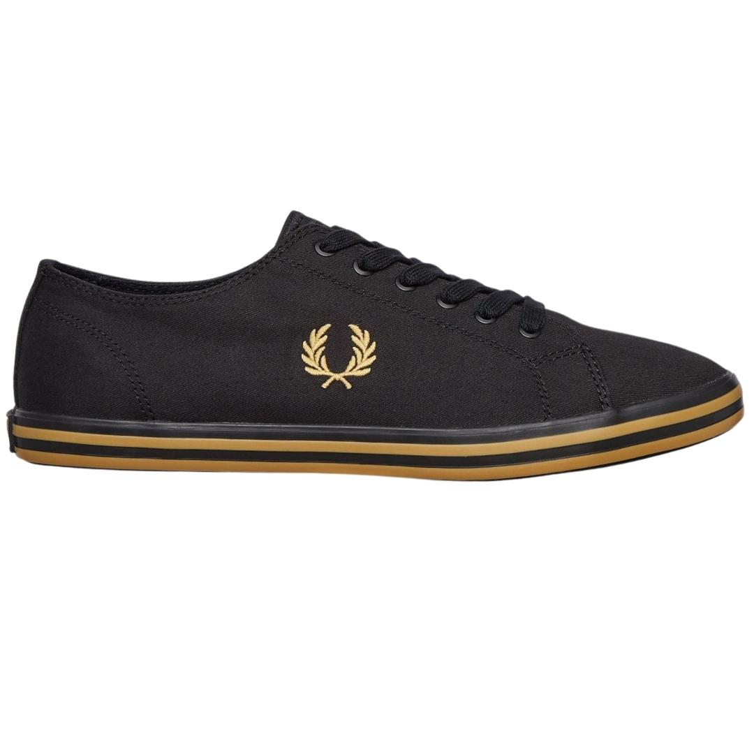 Thumbnail - Fred Perry B7259 157 Kingston Twill Schwarz Sneakers
