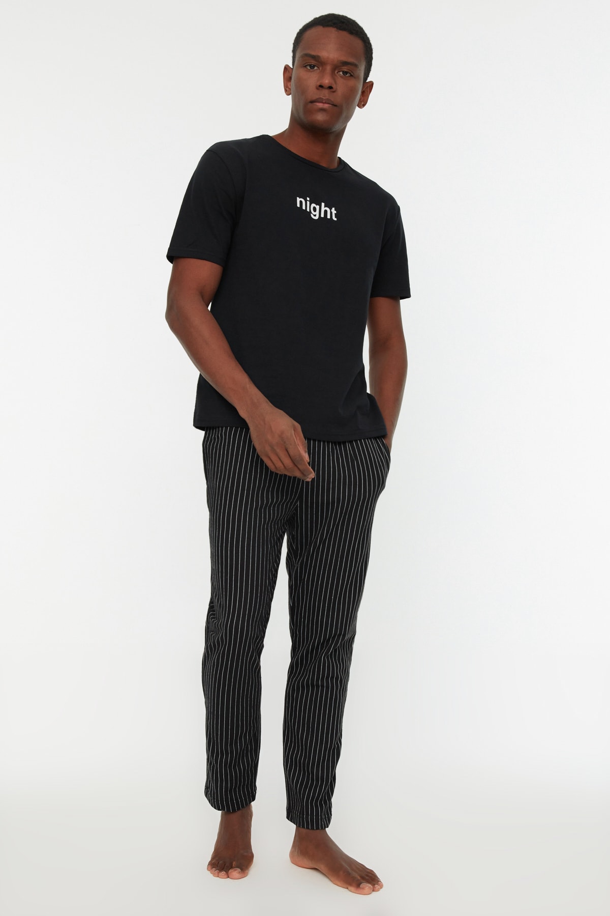 Trendyol Herrar Crew Neck Pyjamas Set – bild 2