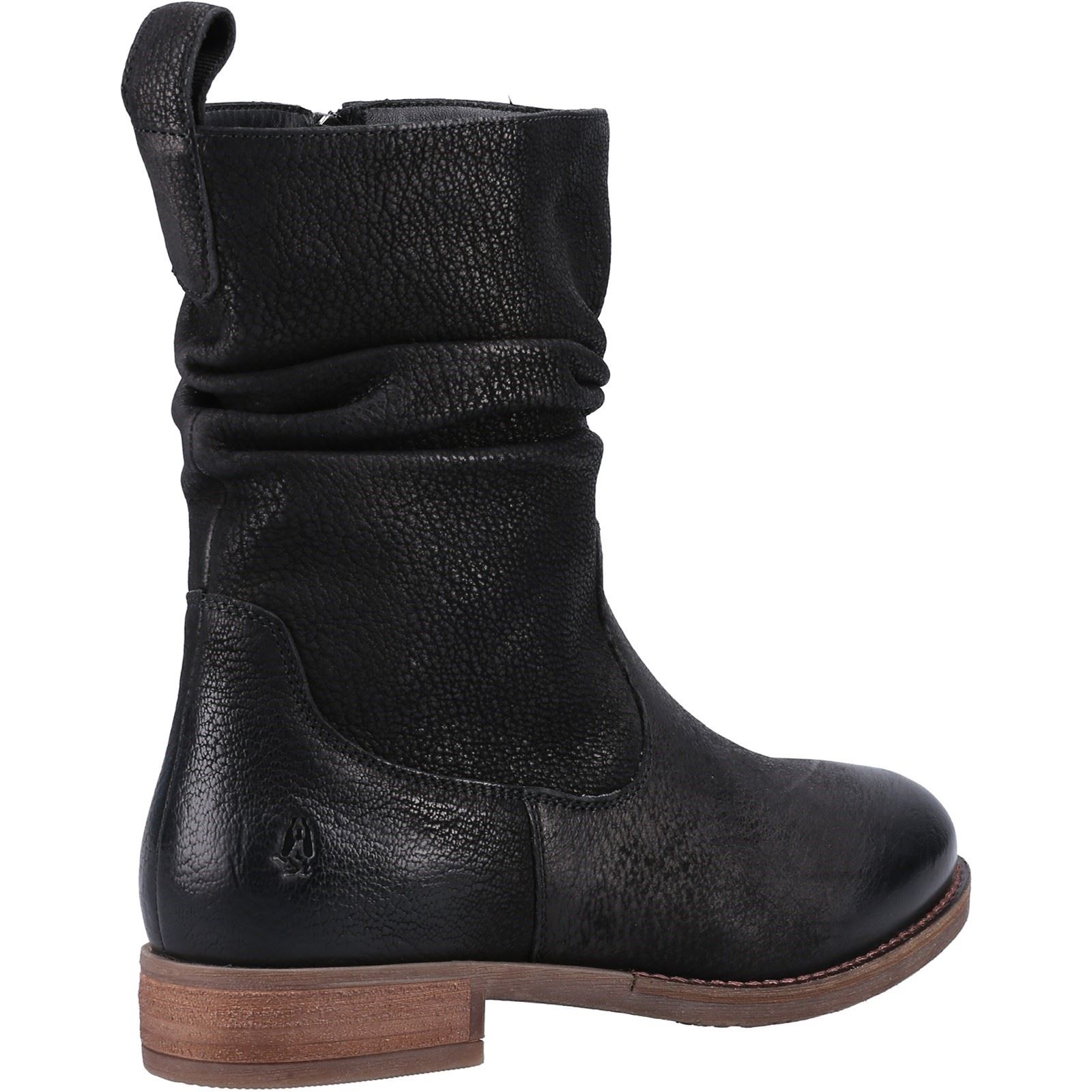 Hush Puppies Emilia Läder Dam Svarta Kängor – bild 2