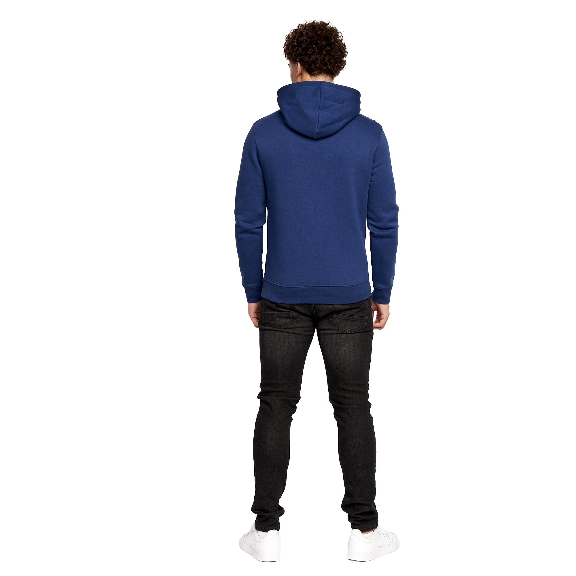 Crosshatch Mens Hensal Hoodie (Förpackning med 2) (Marin/Vit) herr – bild 2
