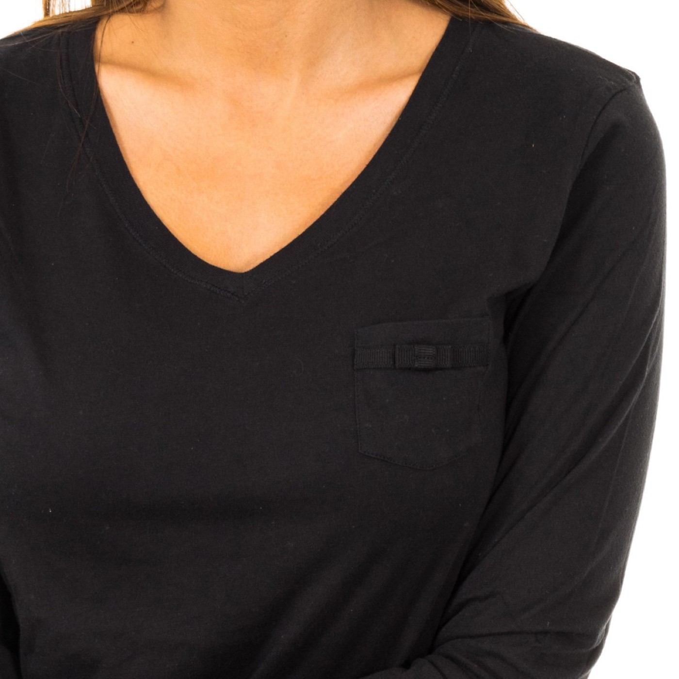 TOMMY HILFIGER Långärmad t-shirt med V-ringning 1487903577 woman dam – bild 2