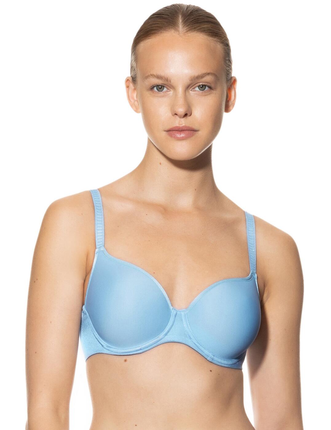 Mey Womens Joan Full Cup Bra - Blue Polyamide - Size 38D