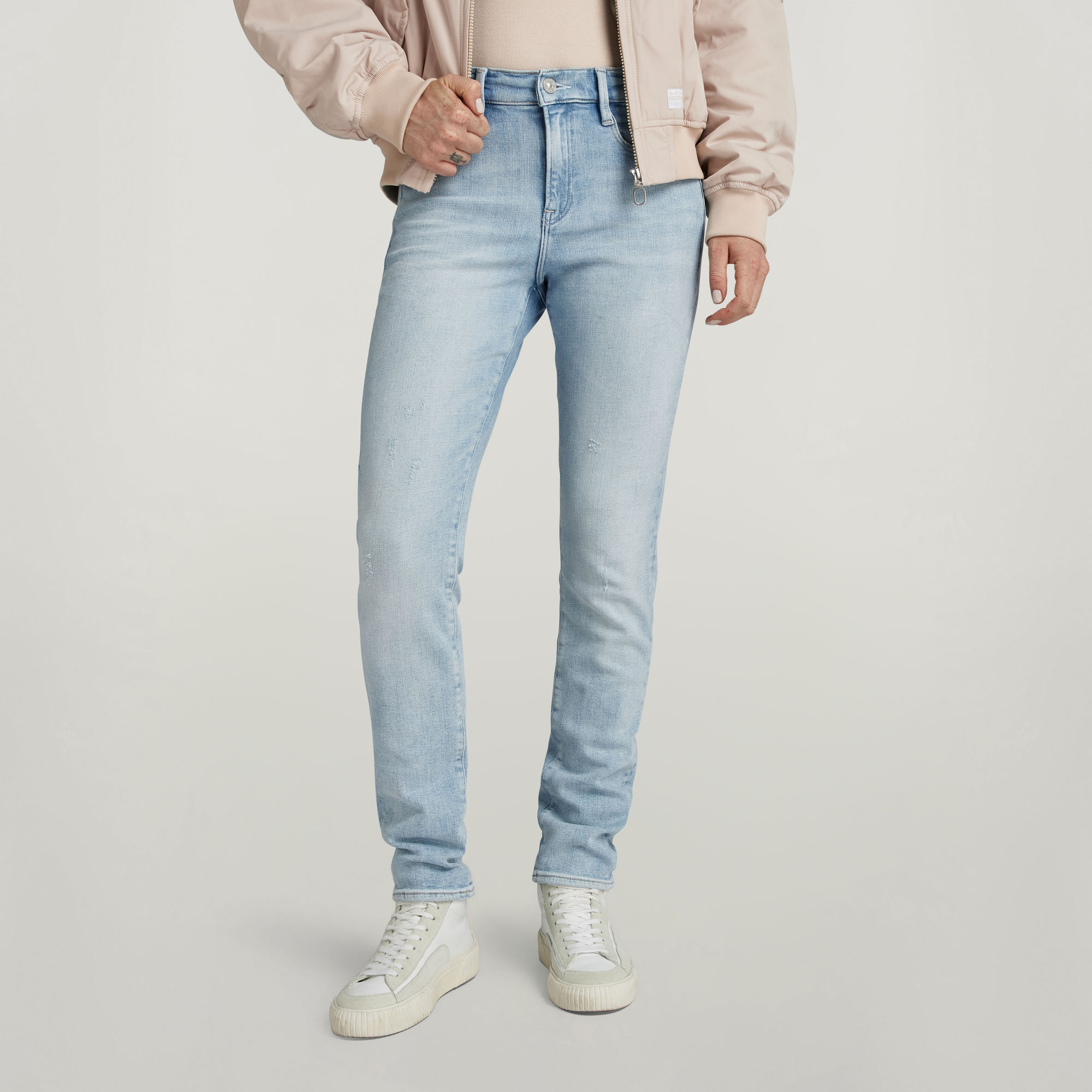 G Star Raw Womens G-Star RAW Ace 2.0 Slim Straight Jeans - Blue - Size 26W/30L