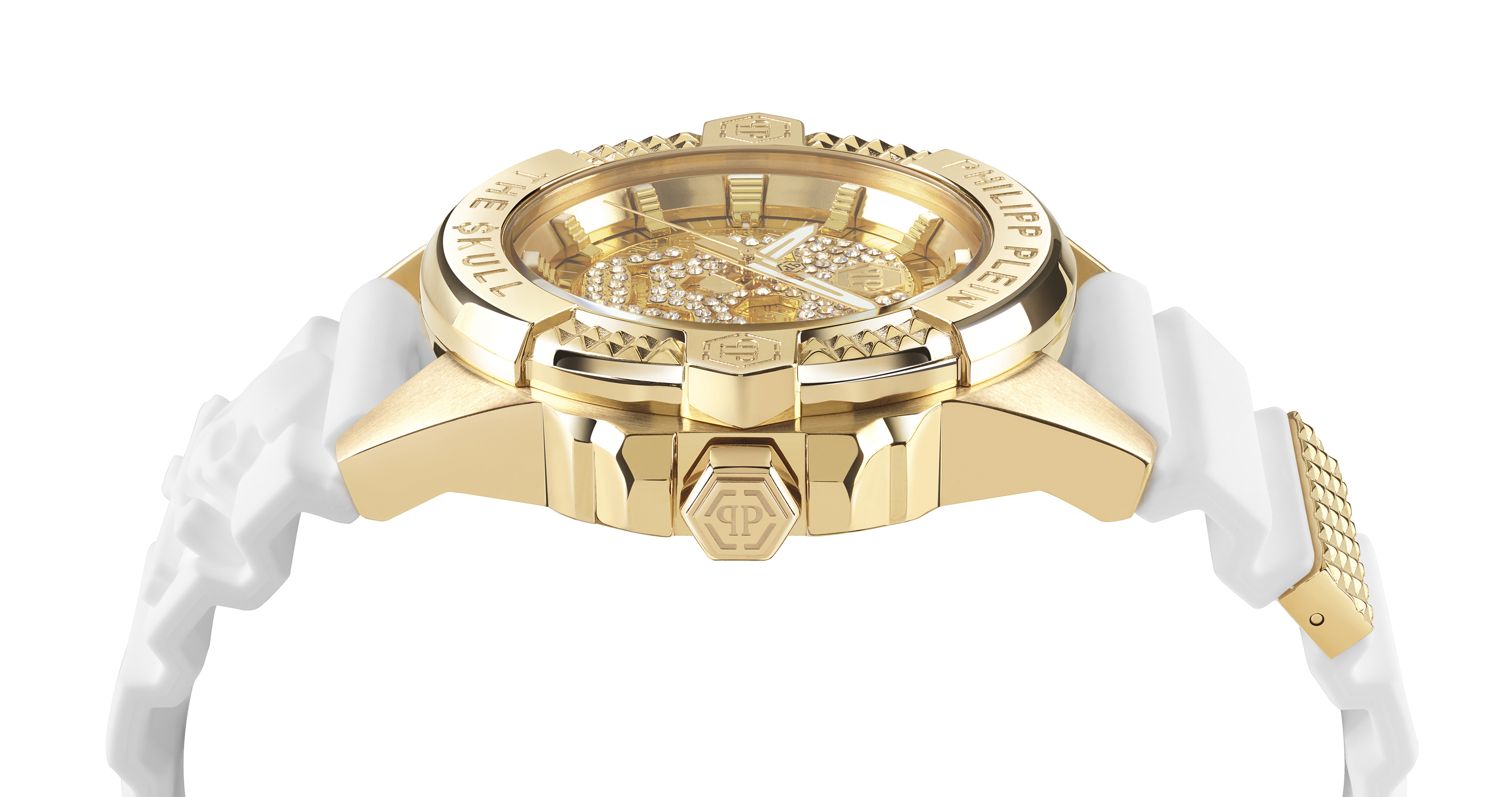 Philipp Plein The $kull Unisex Vit Klocka PWAAA1221 dam – bild 2