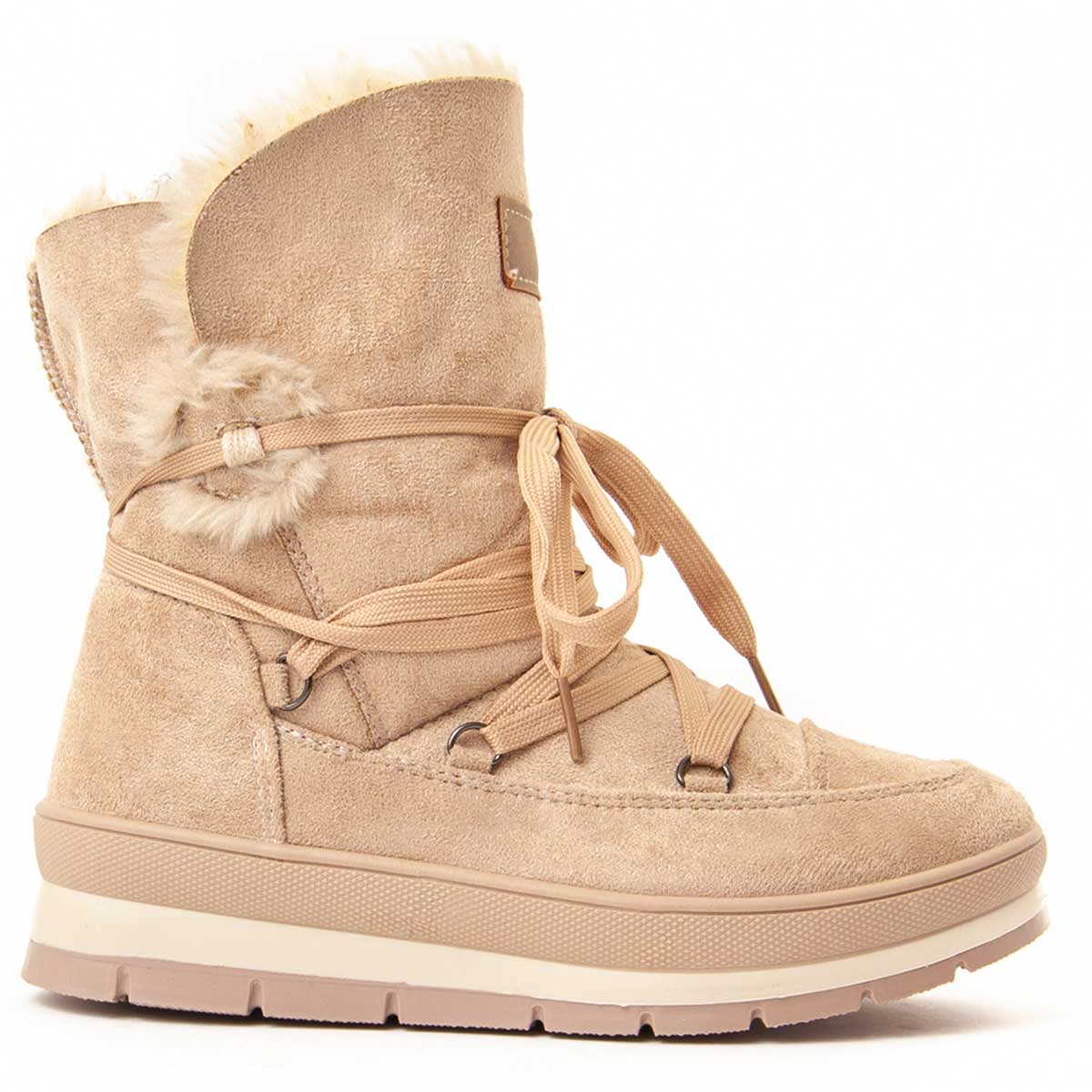 Thumbnail - Montevita Plateau-Stiefelette Bottivita56 In Beige