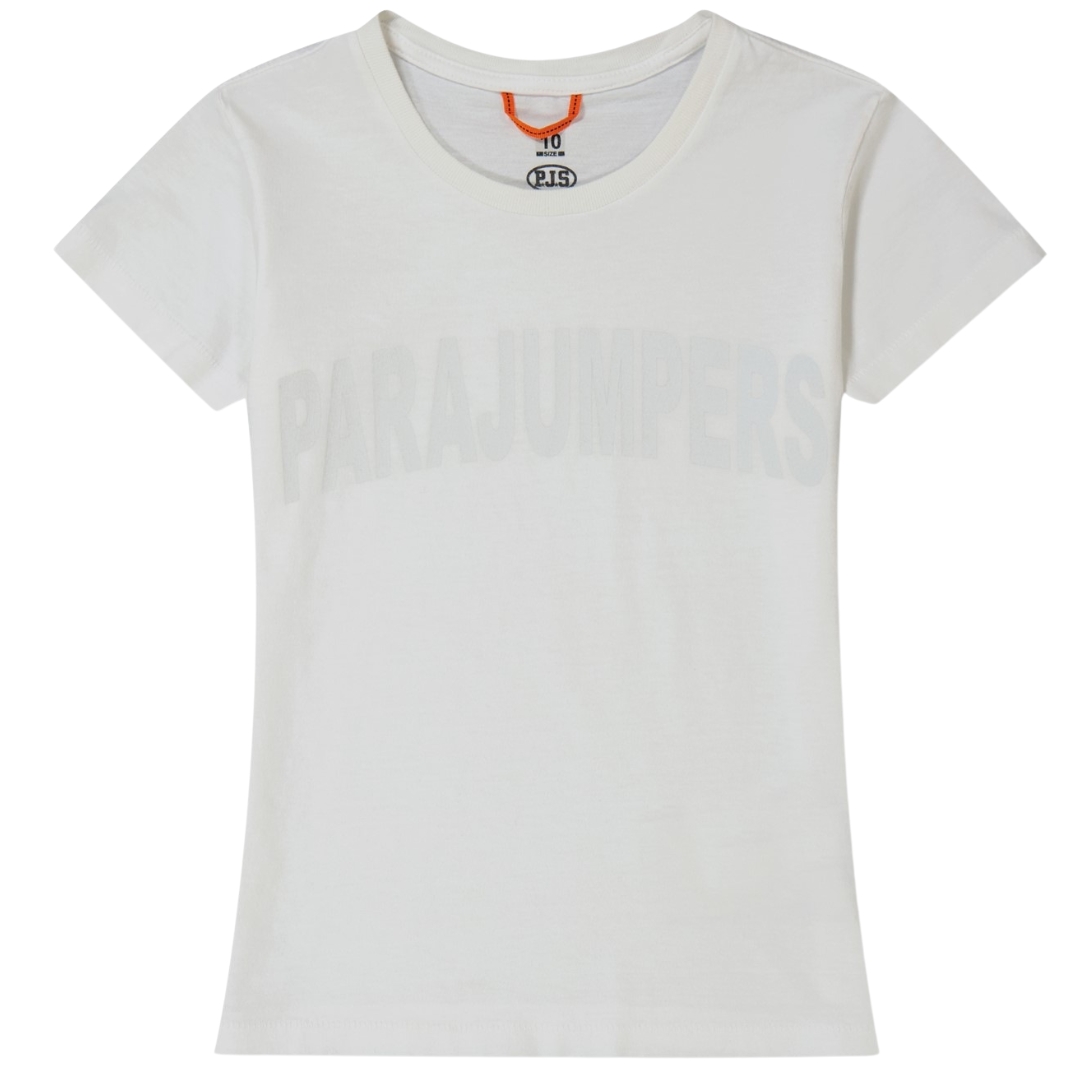 Thumbnail - Parajumpers Cristie Brand Logo Off-White T-shirt