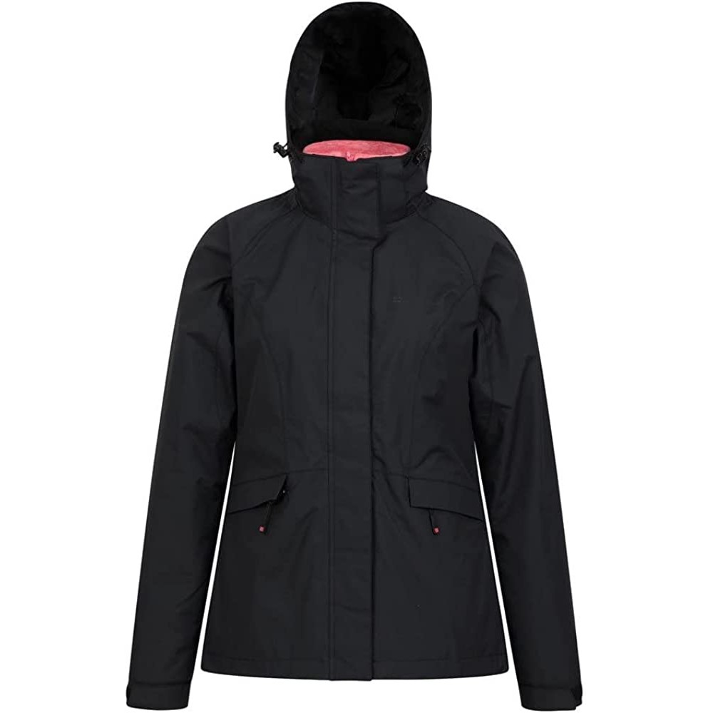Thumbnail - Mountain Warehouse Womens/Ladies Thunderstorm 3 in 1 Wasserdichte Jacke (Schwarz)