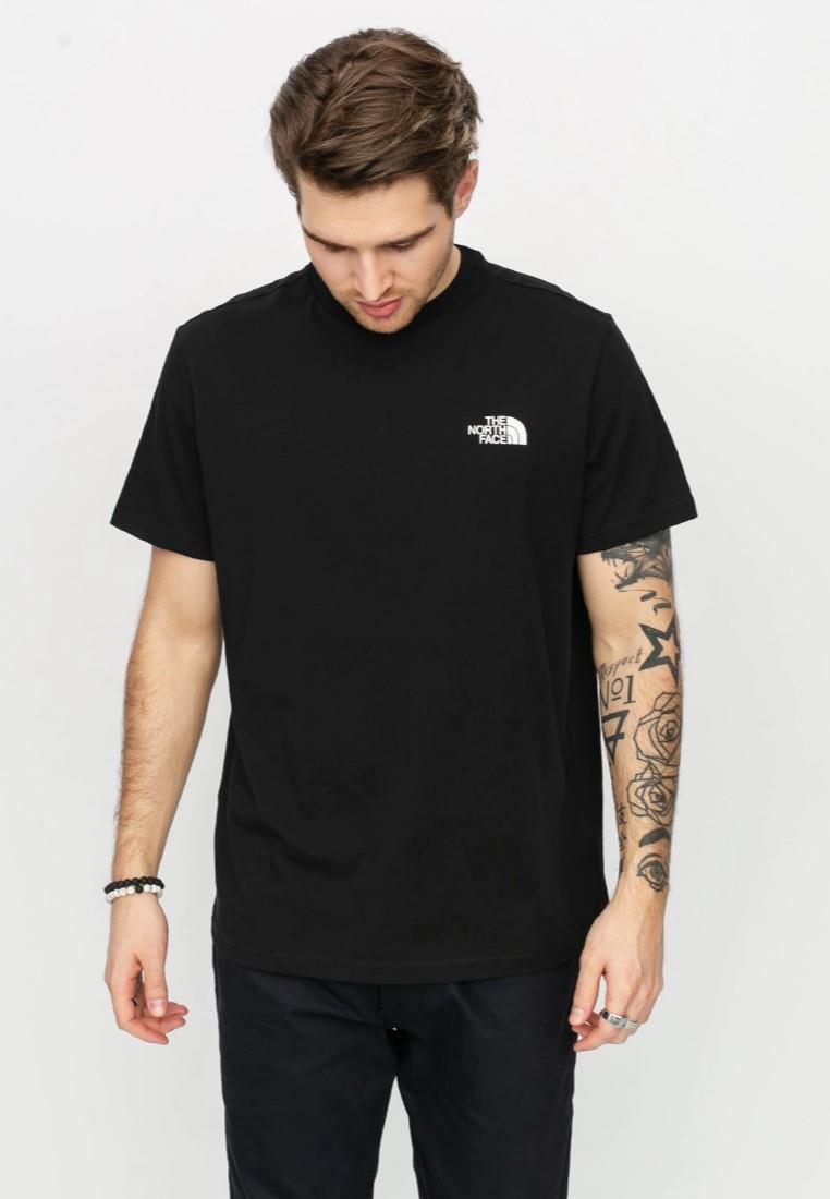 Thumbnail - The North Face Mens SS einfache Kuppel T Shirt schwarz