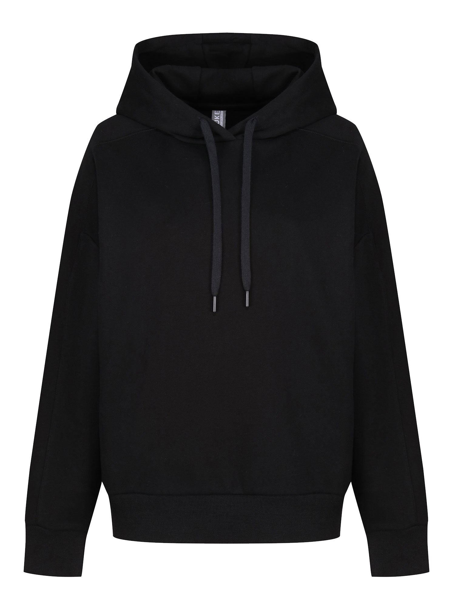 Luke 1977 Womens Jumping Workout Oversized Hoodie in Black - Size X-Large