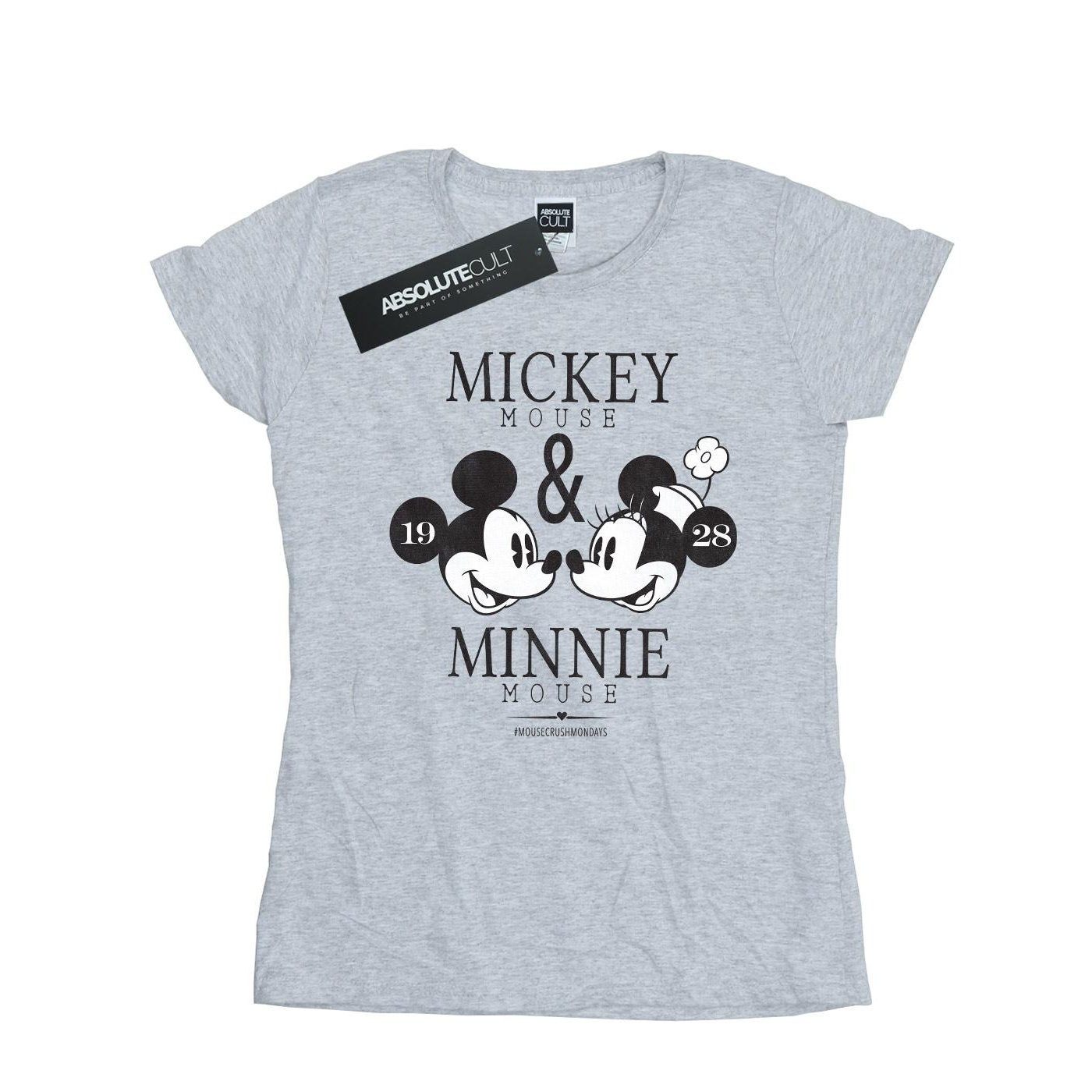 Thumbnail - Disney - "Mousecrush Mondays" T-Shirt für Damen (Grau)