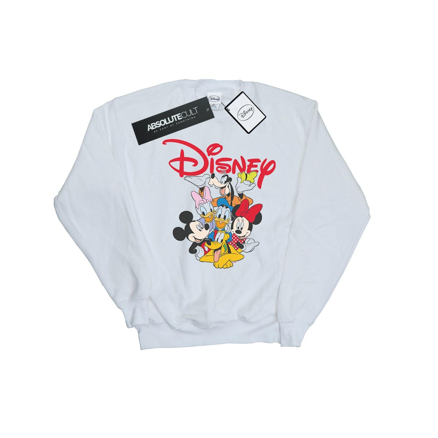 Thumbnail - Disney - "Mickey Mouse Crew" Sweatshirt für Herren (Weiß)