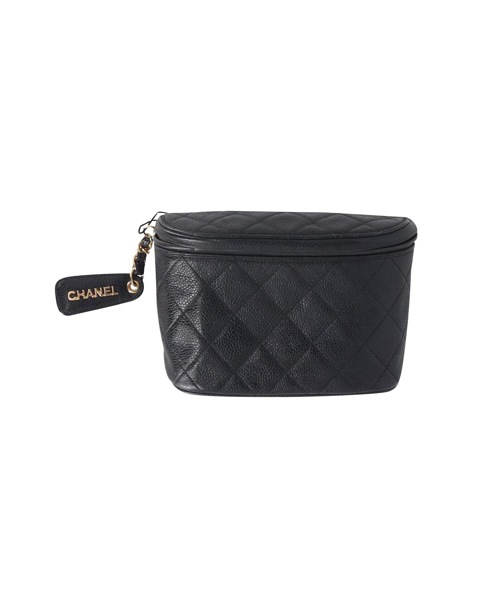 Chanel Pre-owned Womens Vintage Belt Bag in Black Caviar Leather Leather (archived) – One Size