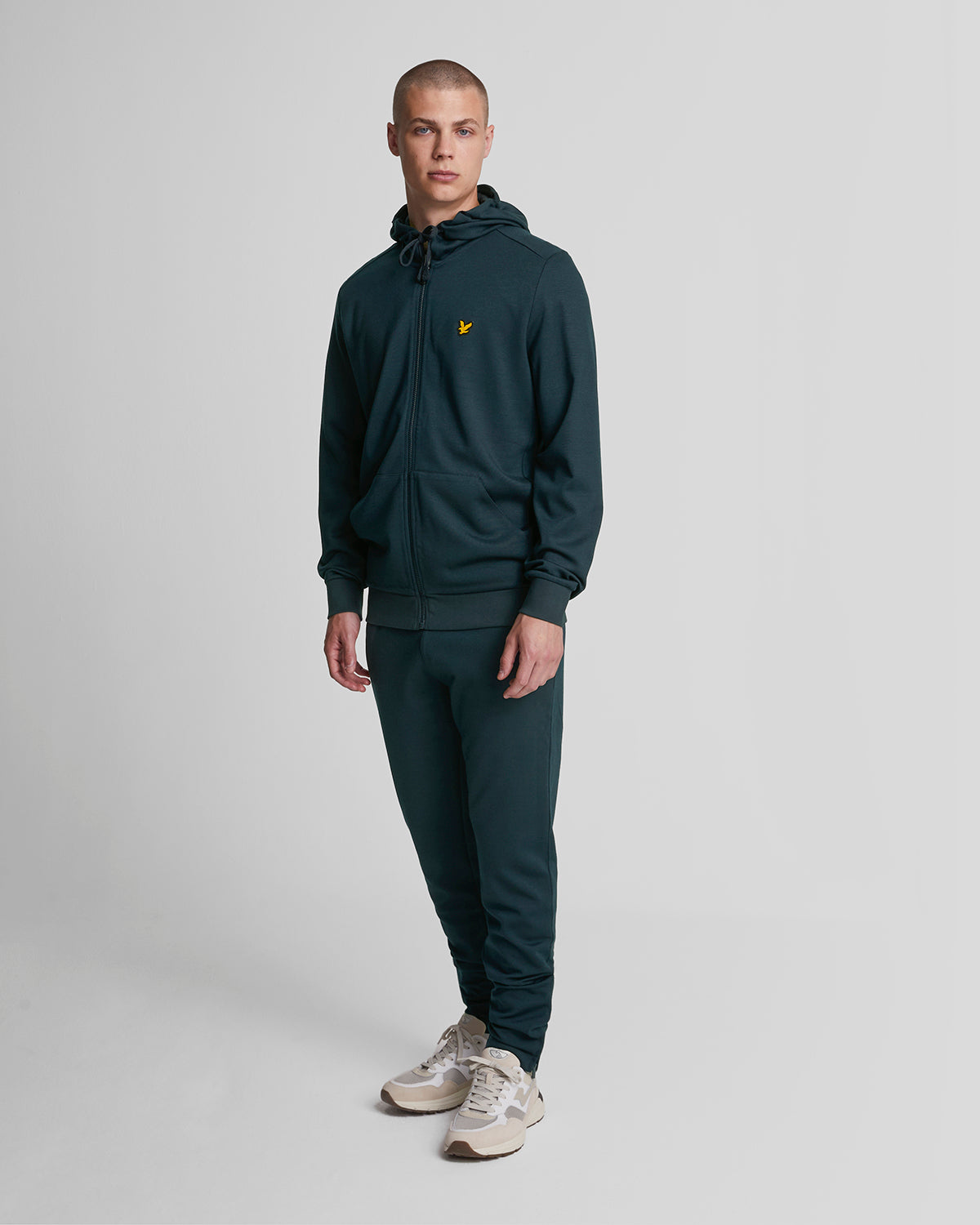 Lyle & Scott Lyle &amp; Scott Mörkblå Huvtröja Med Hel Dragkedja herr – bild 2