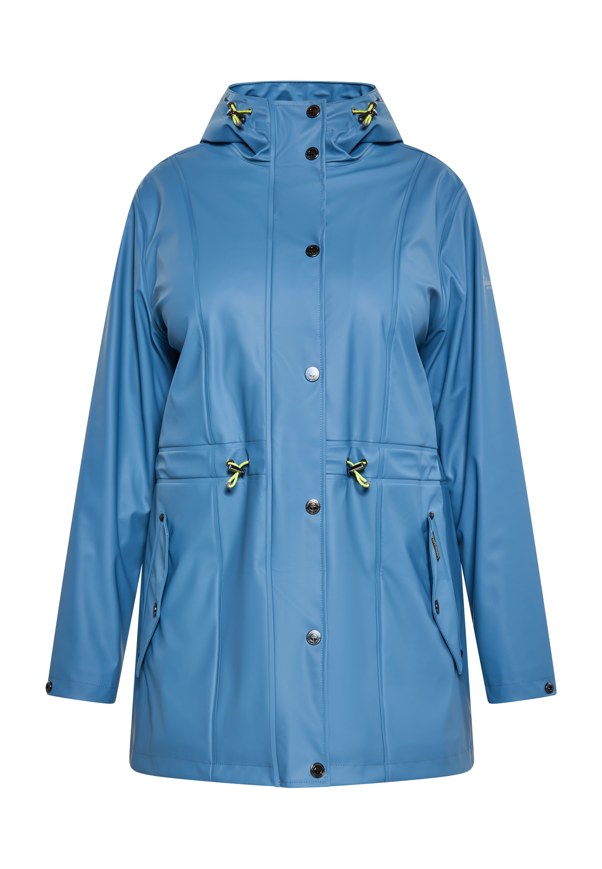 Thumbnail - Schmuddelwedda Regenmantel Damen Stahlblau