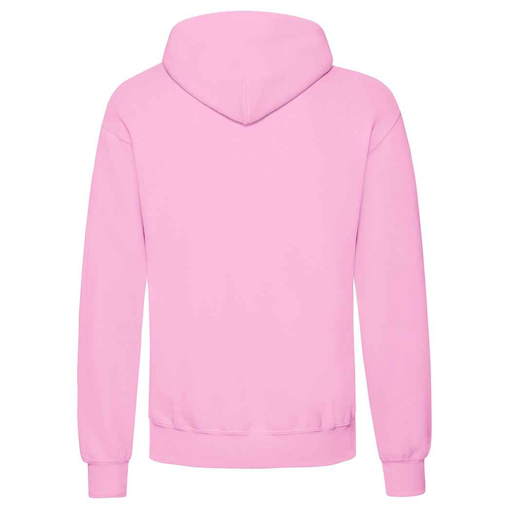Fruit Of The Loom Unisex Classic Hoodie för vuxna (Ljusrosa) dam – bild 2
