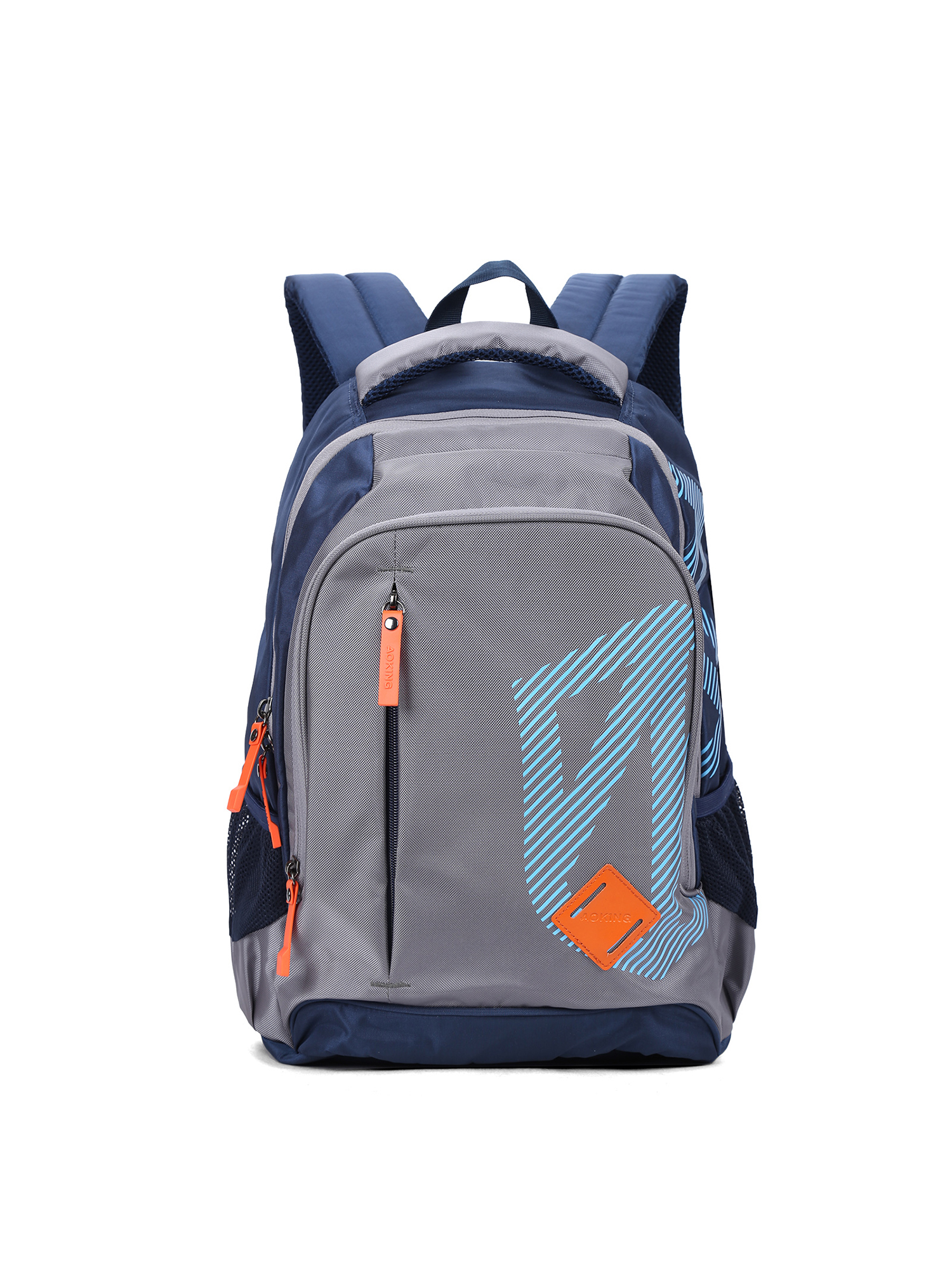 Thumbnail - Aoking Rucksack Unisex DARK BLUE AND GREY