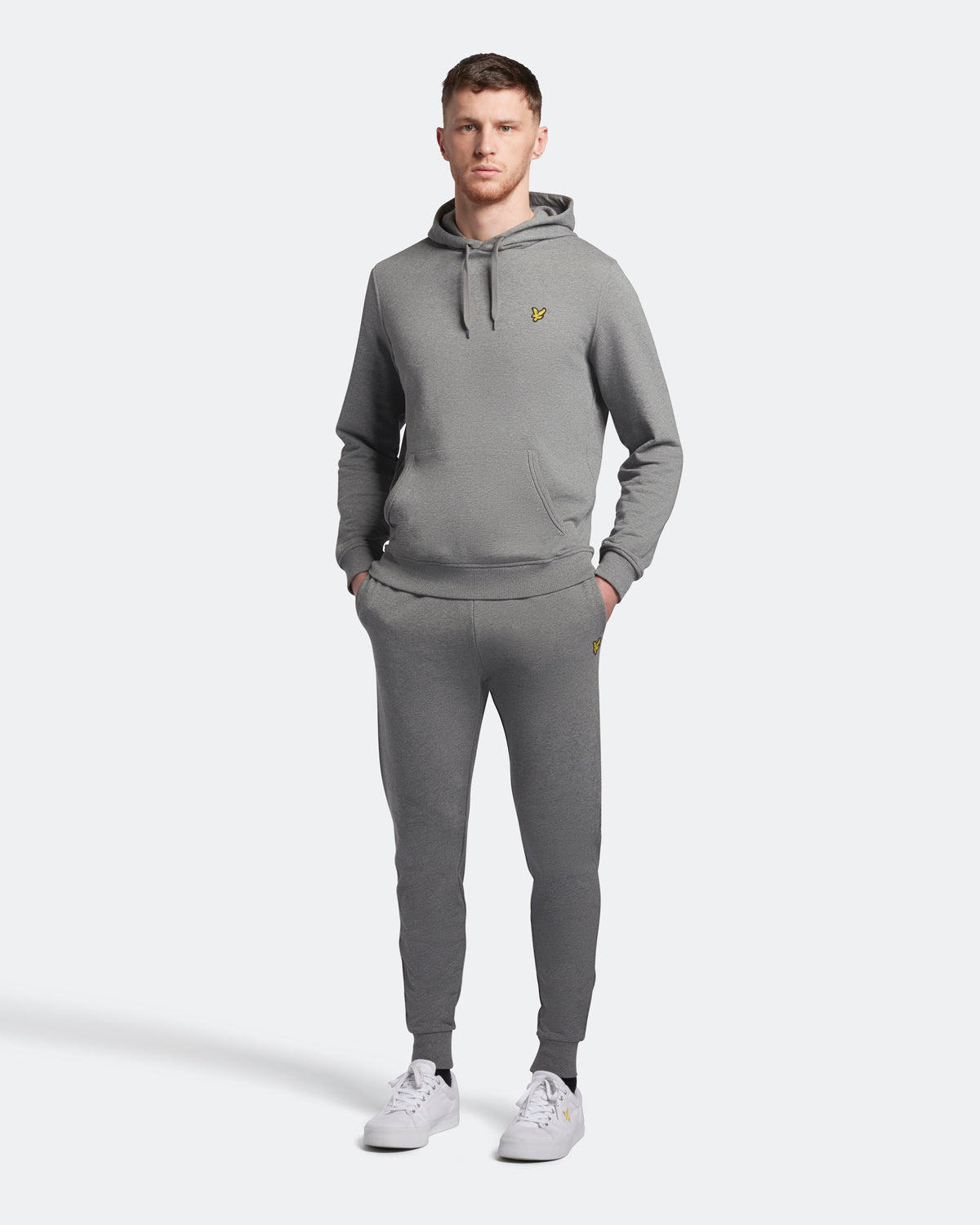 Thumbnail - Lyle & Scott Skinny Sweatpants in Grau
