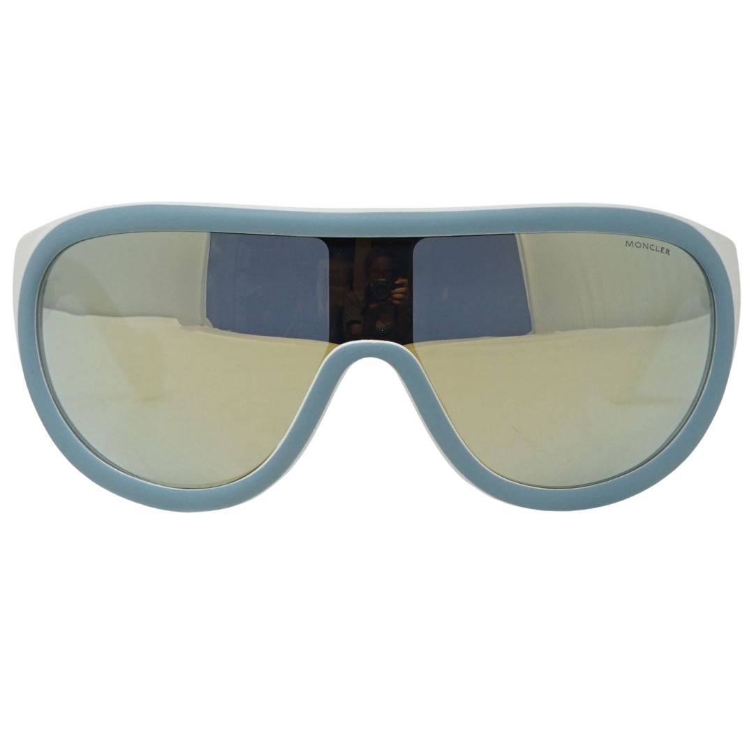 Moncler ML0047 86C Weisse Sonnenbrille