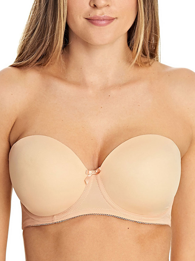 Freya Womens Deco Strapless Bra - Beige - Size 32GG