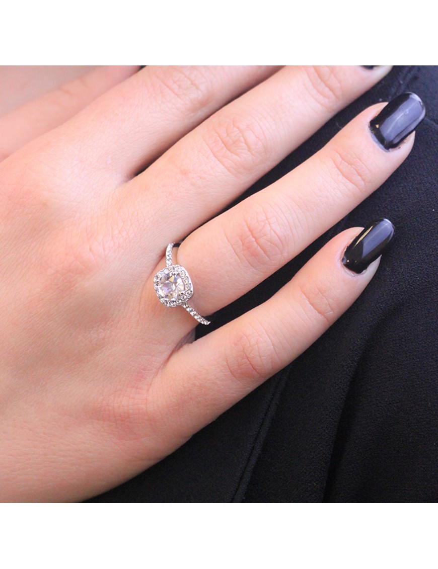 MYC Paris Cushy Ring Silver och kristall dam – bild 2