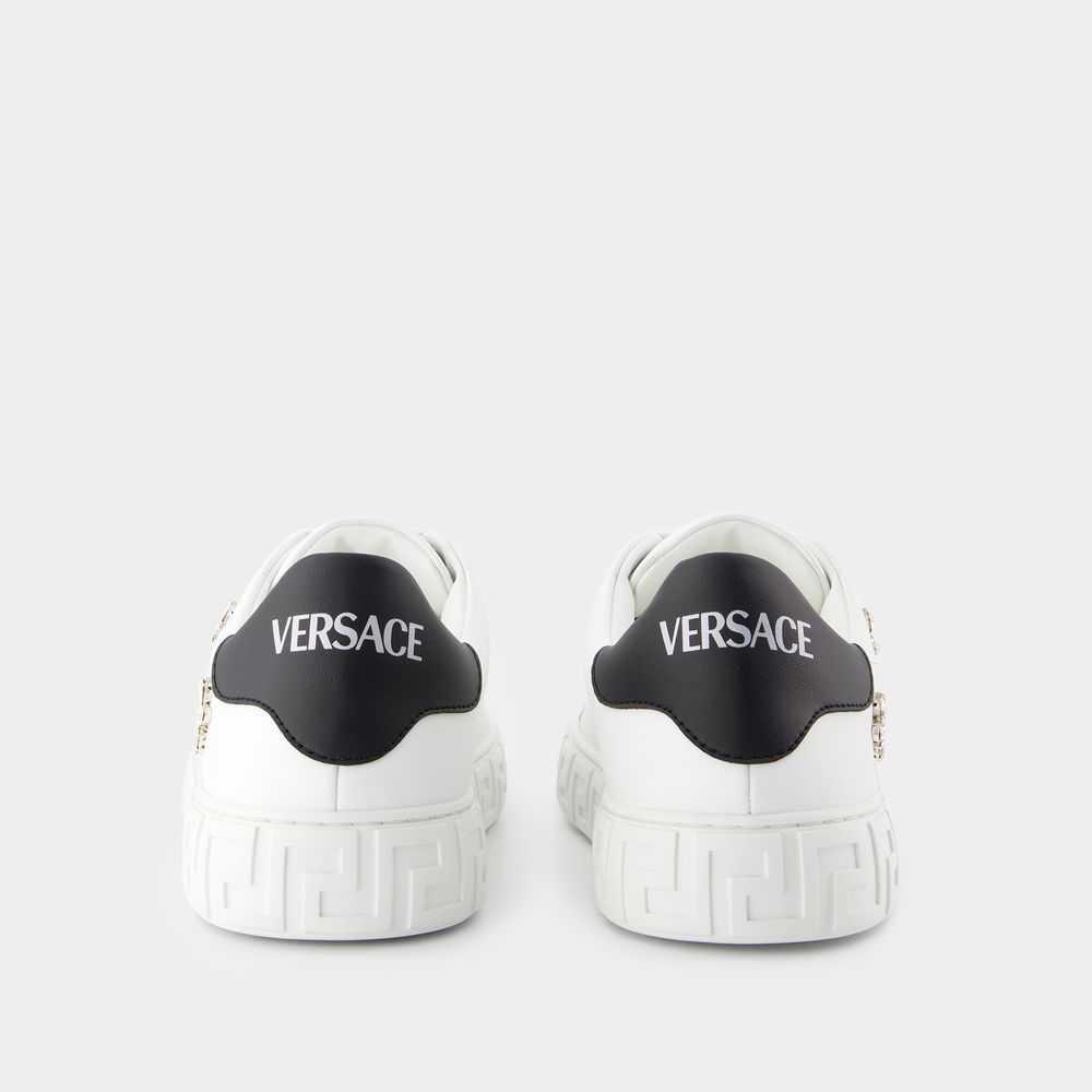Versace La Greca Sneakers Canvas dam – bild 2