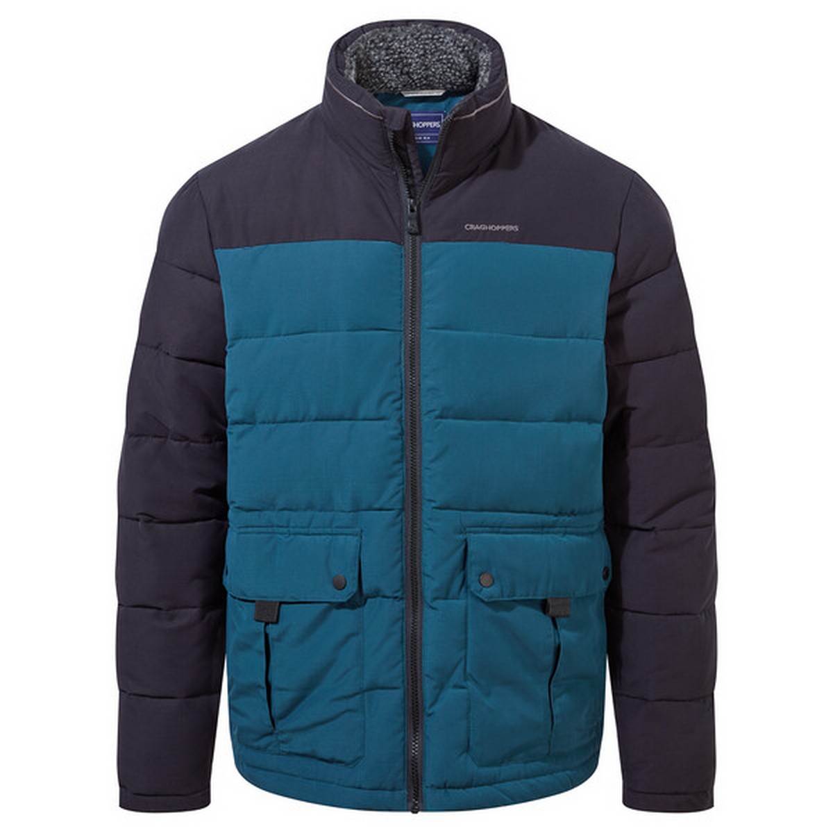 Craghoppers Mens Trillick Insulated Padded Jacket (Dark Navy/Loch Blue) - Multicolour - Size Medium