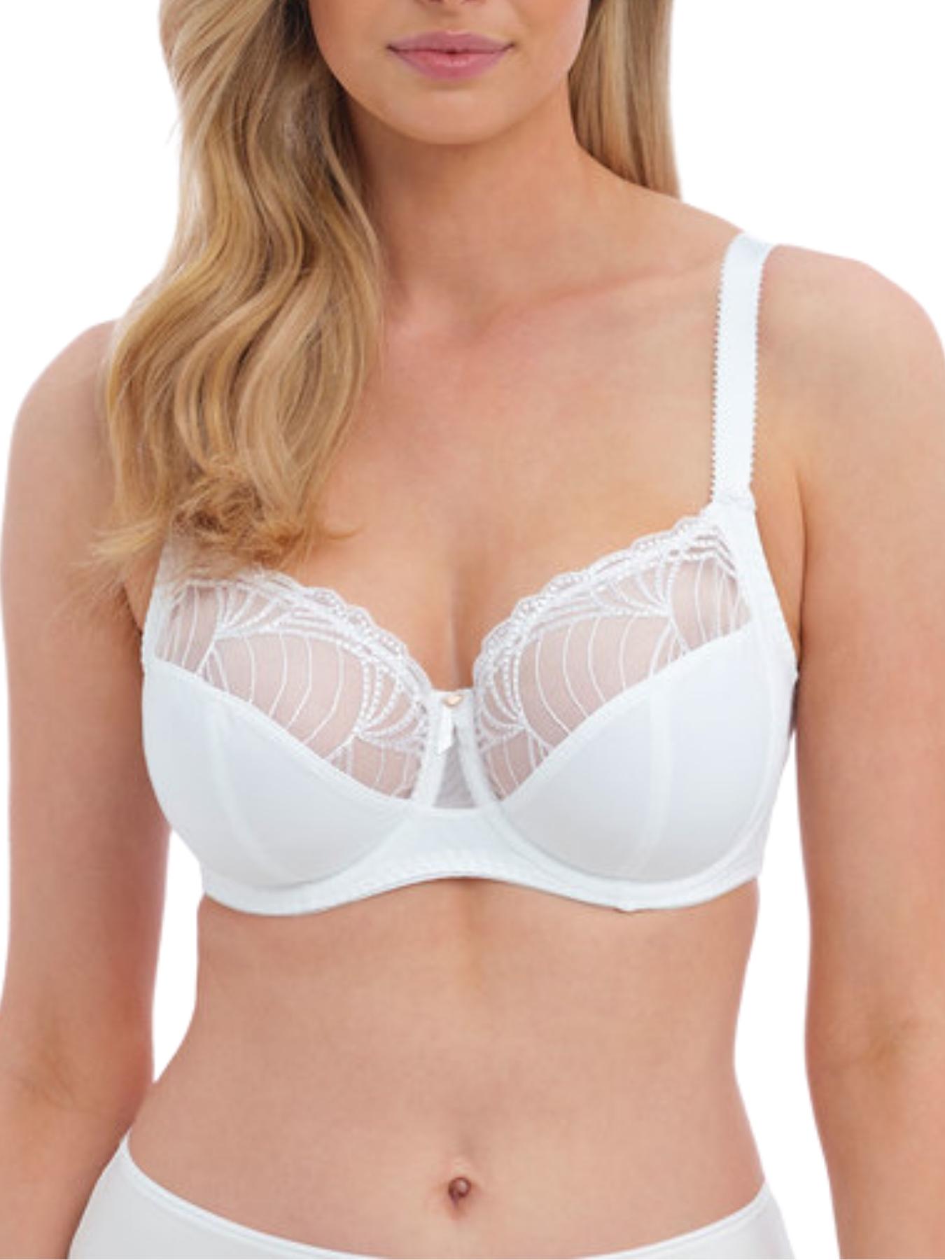 Fantasie Womens Adelle Side Support Bra - White Polyamide - Size 32H