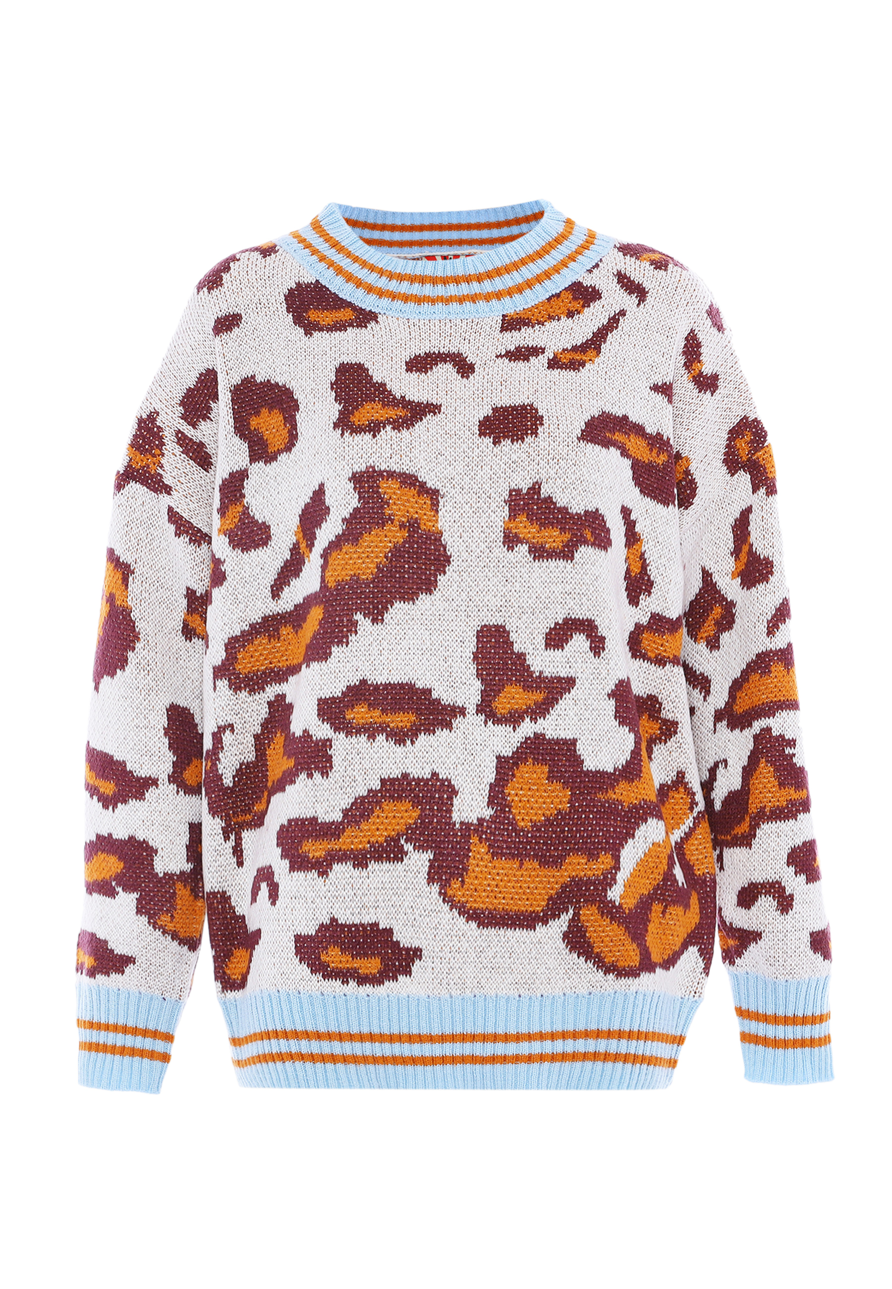 Mymo Jumper Dames WOL WITTE LEEUW