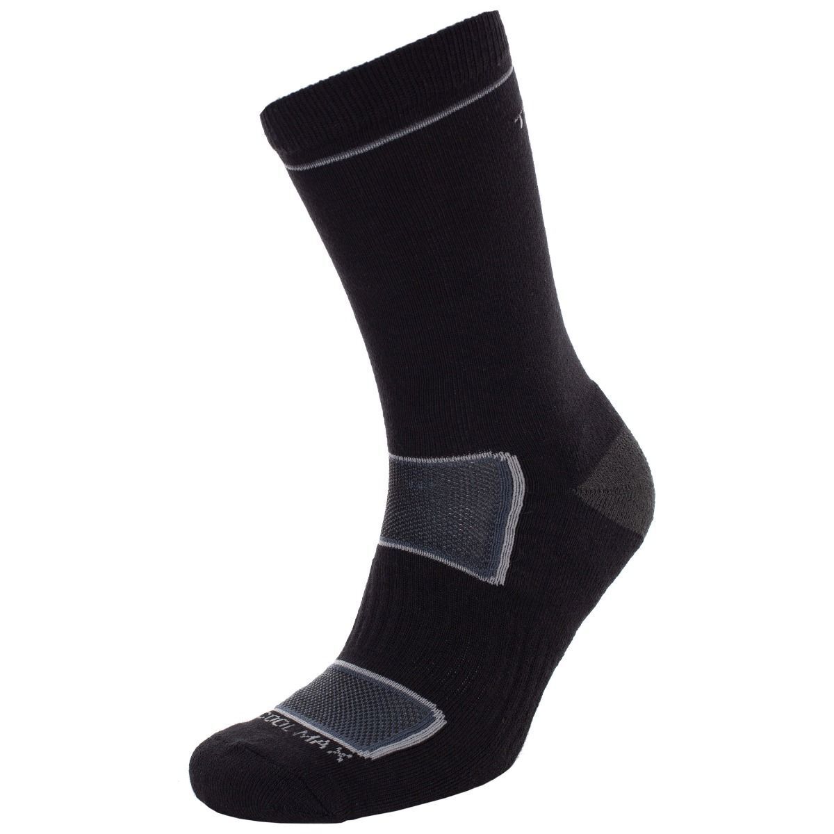 Trespass Mens Rizzle Eco Socks (Black) - Size UK 4-7