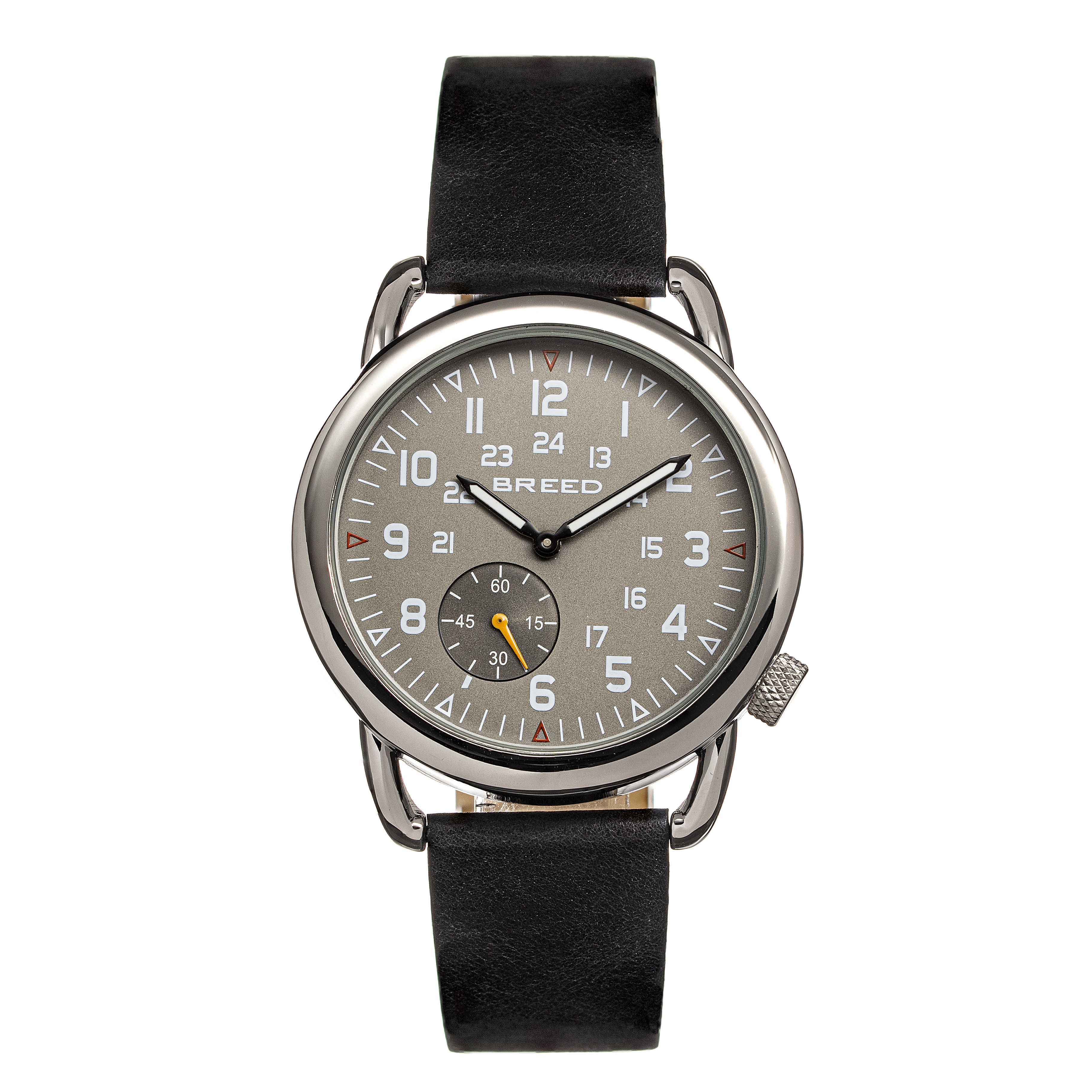 Thumbnail - Breed Regulator Lederarmbanduhr mit Sekundenzifferblatt