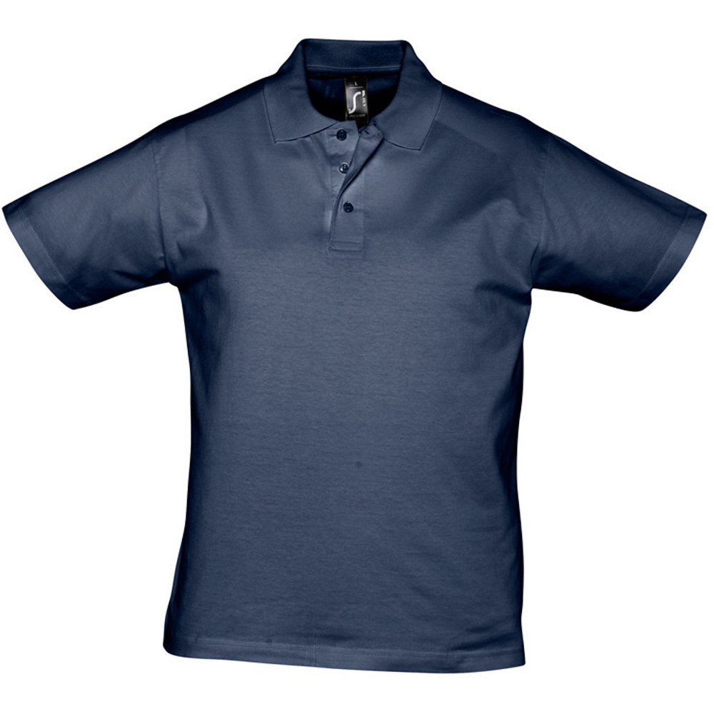 Thumbnail - SOLS Herren Prescott Jersey Kurzarm-Poloshirt (French Navy)