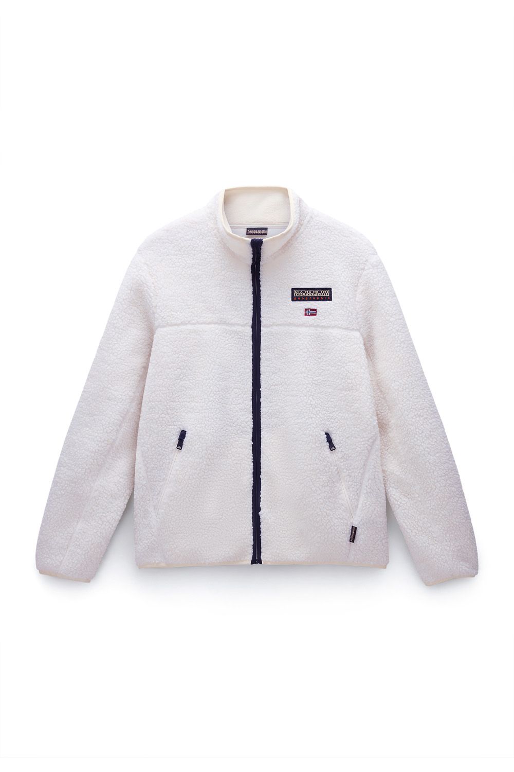 Thumbnail - Tynik Sherpa Vollzip Fleece Weißer Reiher