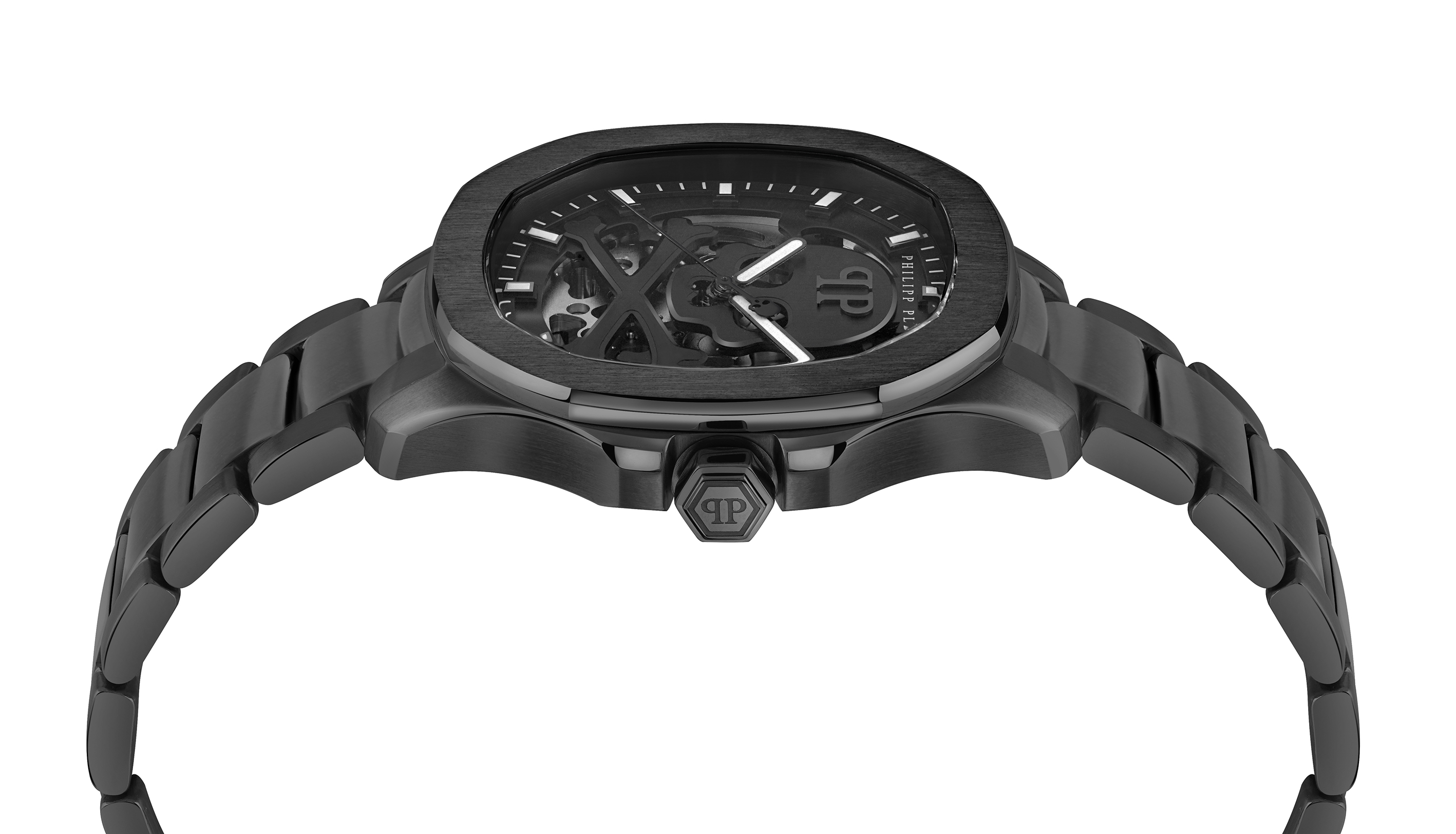 Philipp Plein $keleton $pectre Herrklocka Svart PWRAA0423 – bild 2