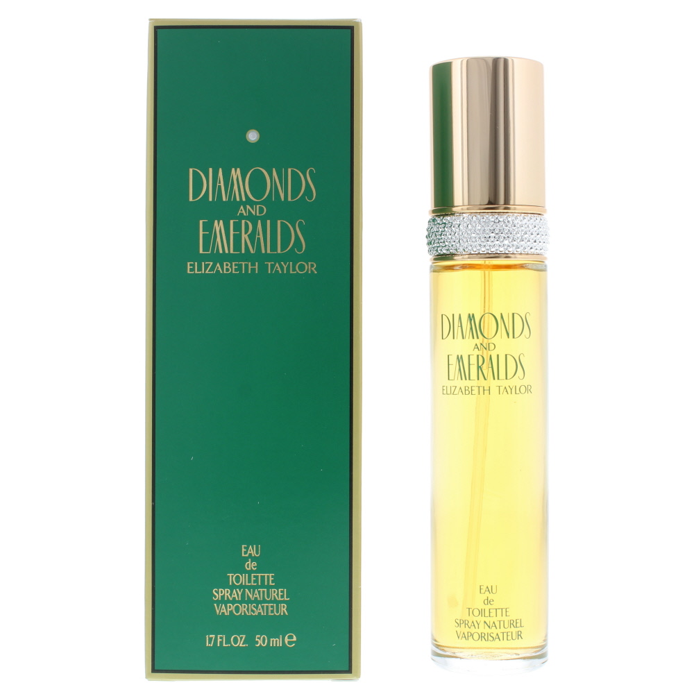 Elizabeth Taylor Womens Diamonds & Emeralds Eau de Toilette 50ml Spray - Orange - One Size