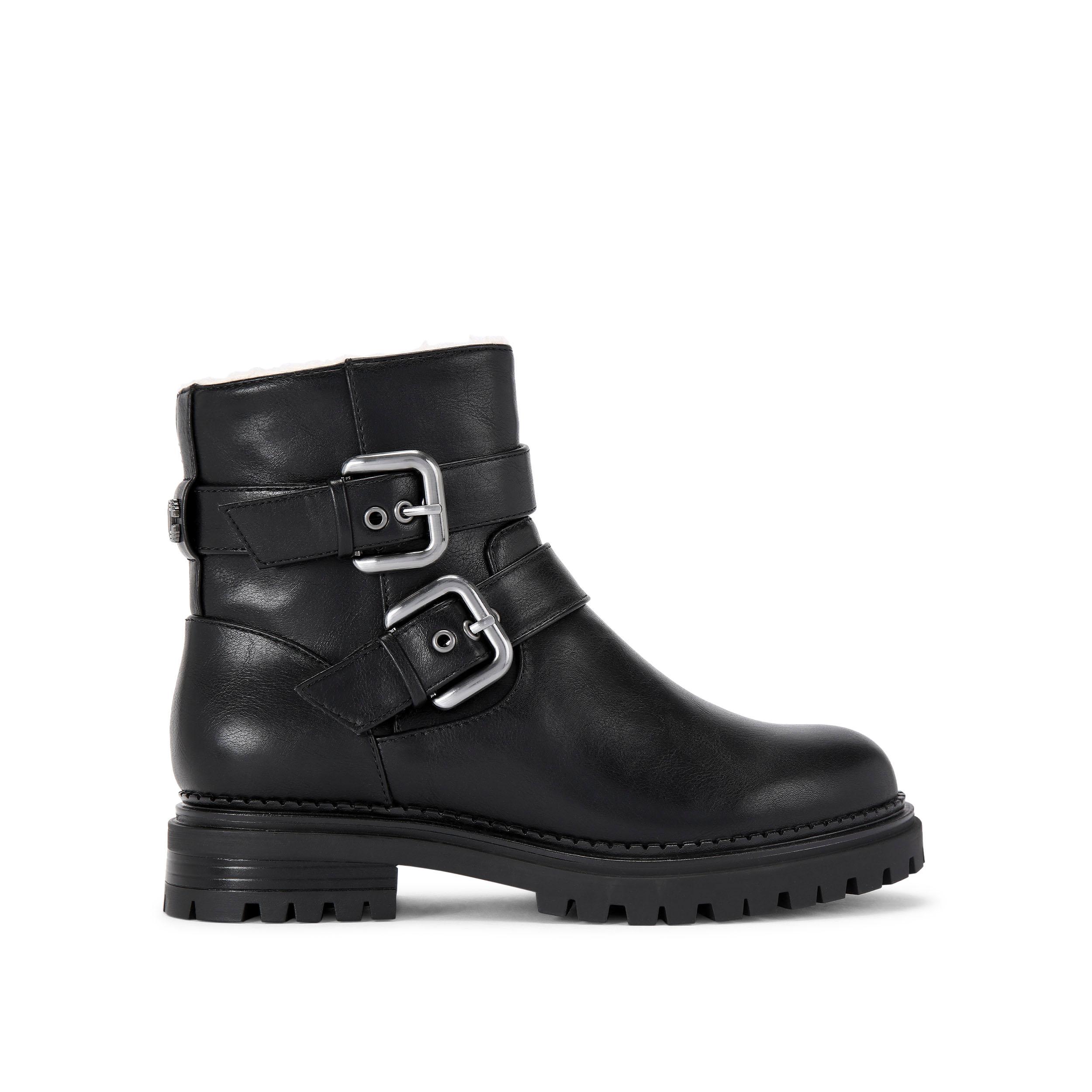 Carvela Womens Caution Biker Boots - Black - Size UK 5