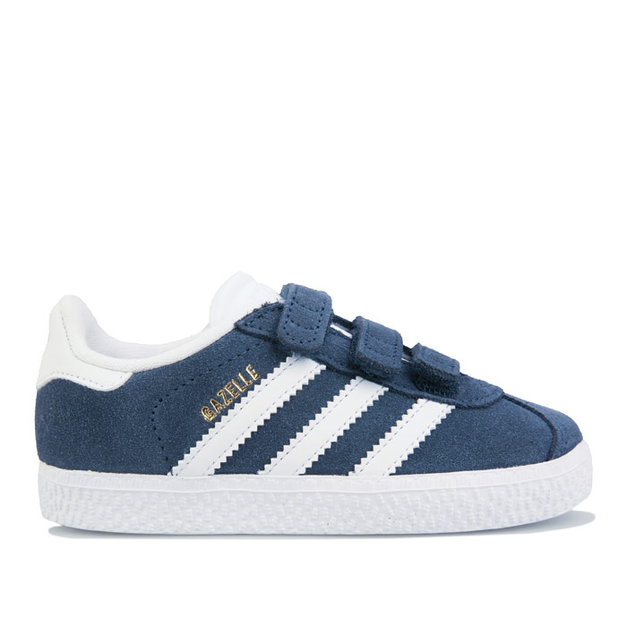 Boy's adidas Originals Infant Gazelle Trainers in Navy Boy's adidas Originals Infant Gazelle Trainers in Navy