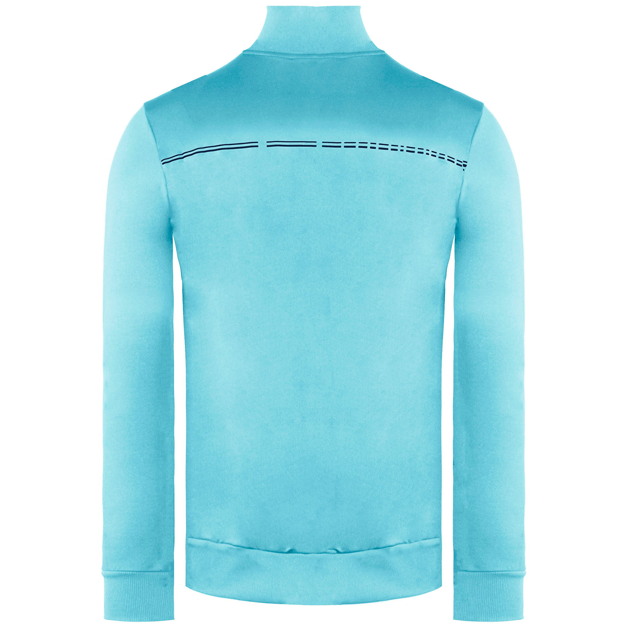 Lyle & Scott Counter Stripe Herr Ljusblå Midlayer stickade tröjor – bild 2