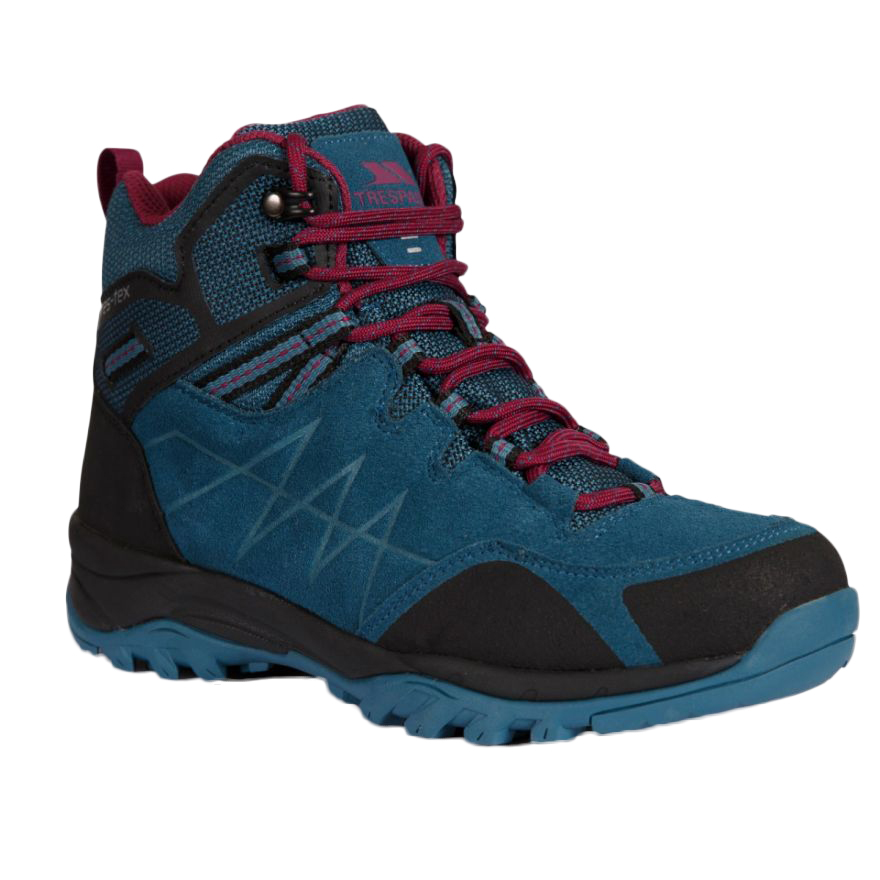 Thumbnail - Trespass Womens/Ladies Nairne Wildleder Wanderschuhe (Teal)