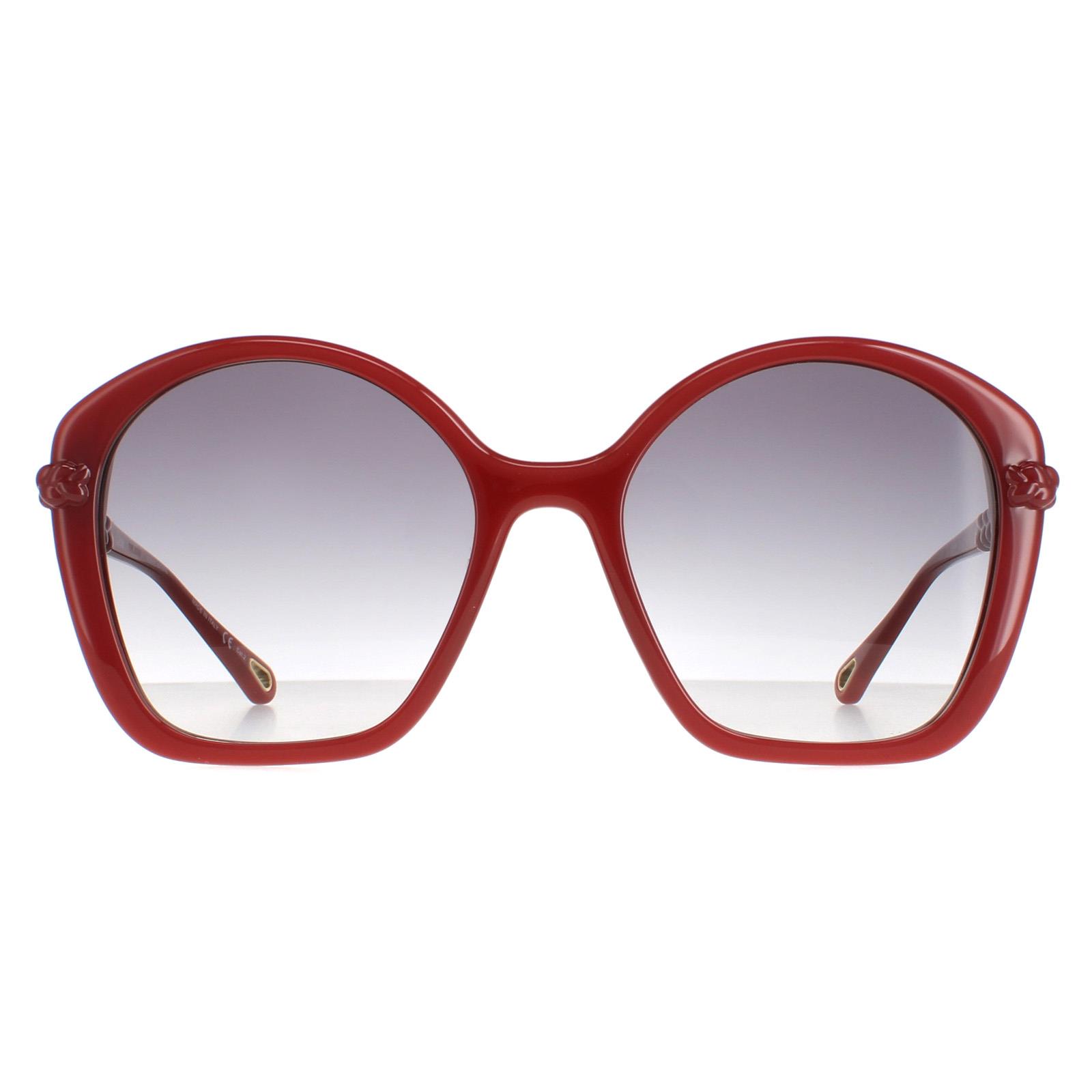 Thumbnail - Chloe Square Womens Dunkel Orange Grau Gradient CH0003S