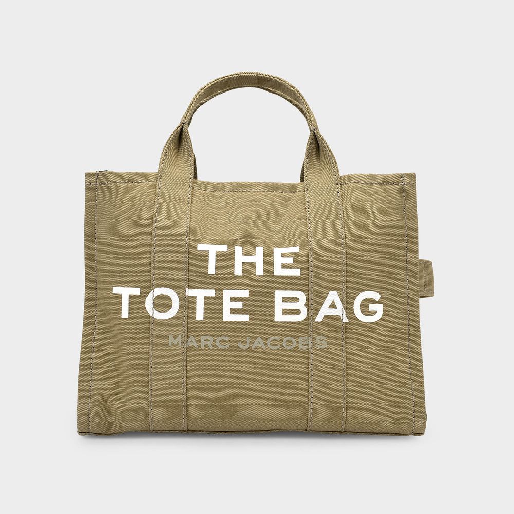 Thumbnail - The Medium Tote Bag - Marc Jacobs - Baumwolle - Slate Green