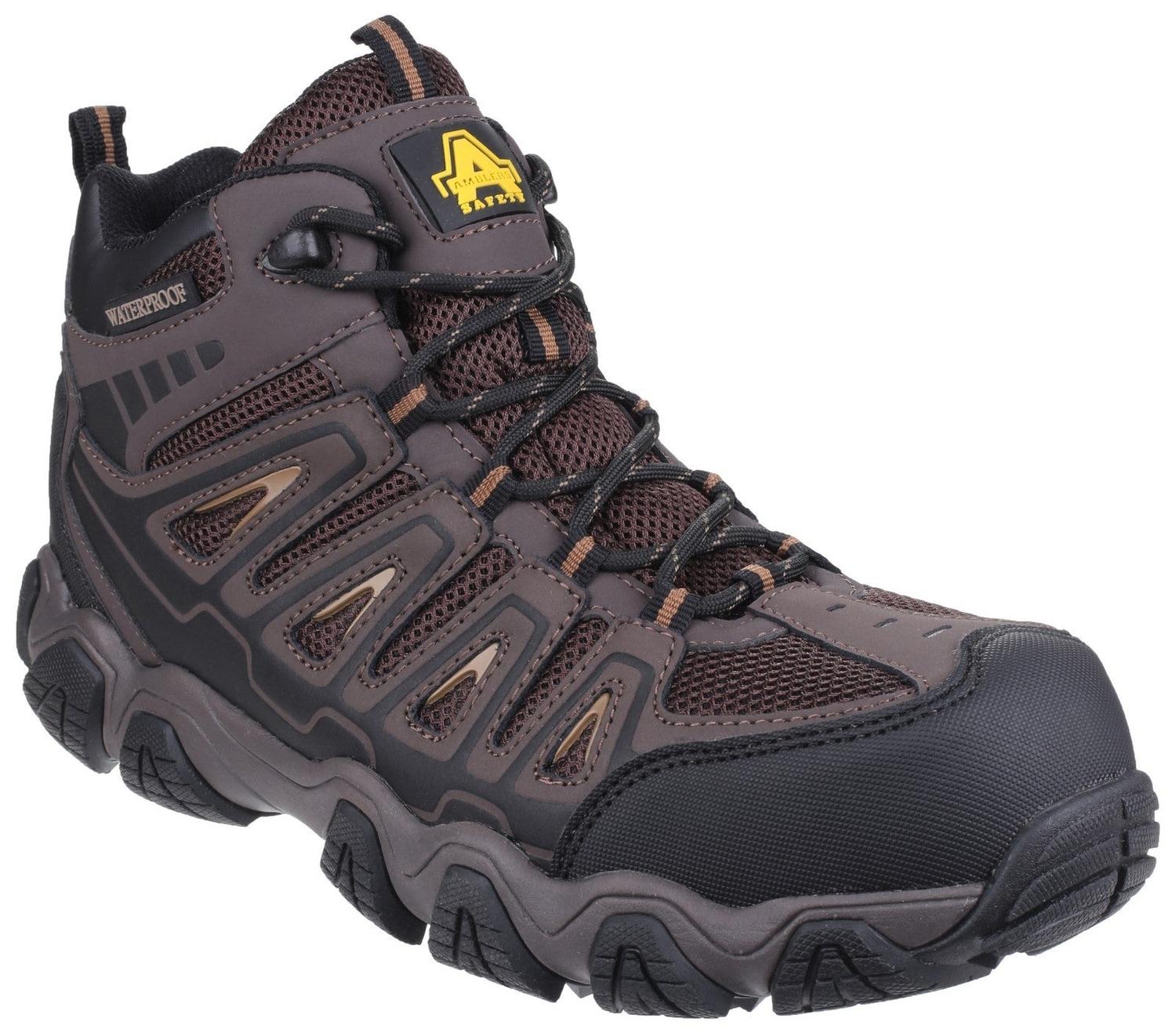 Thumbnail - Amblers Unisex Sicherheits-Wasserfesten Stiefel Braun