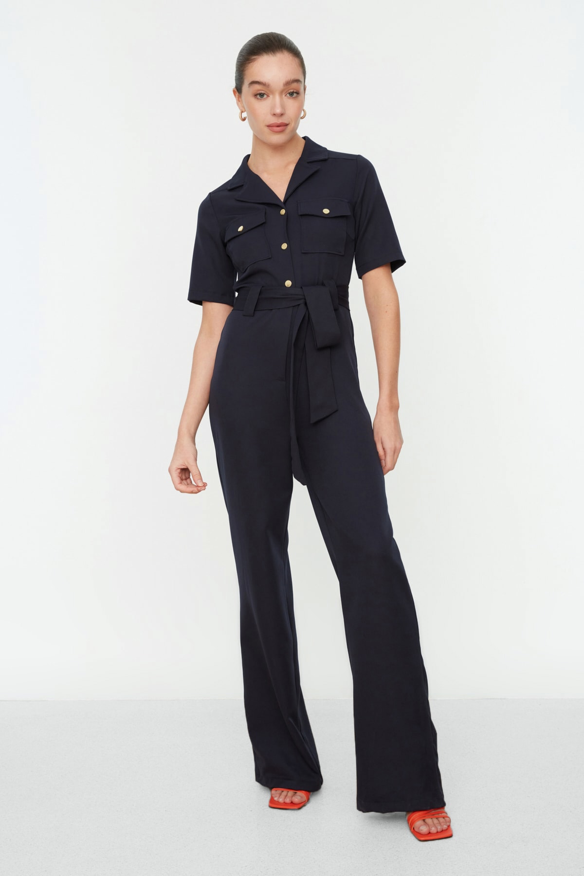 Trendyol Vrouwen  Kraag Jumpsuit