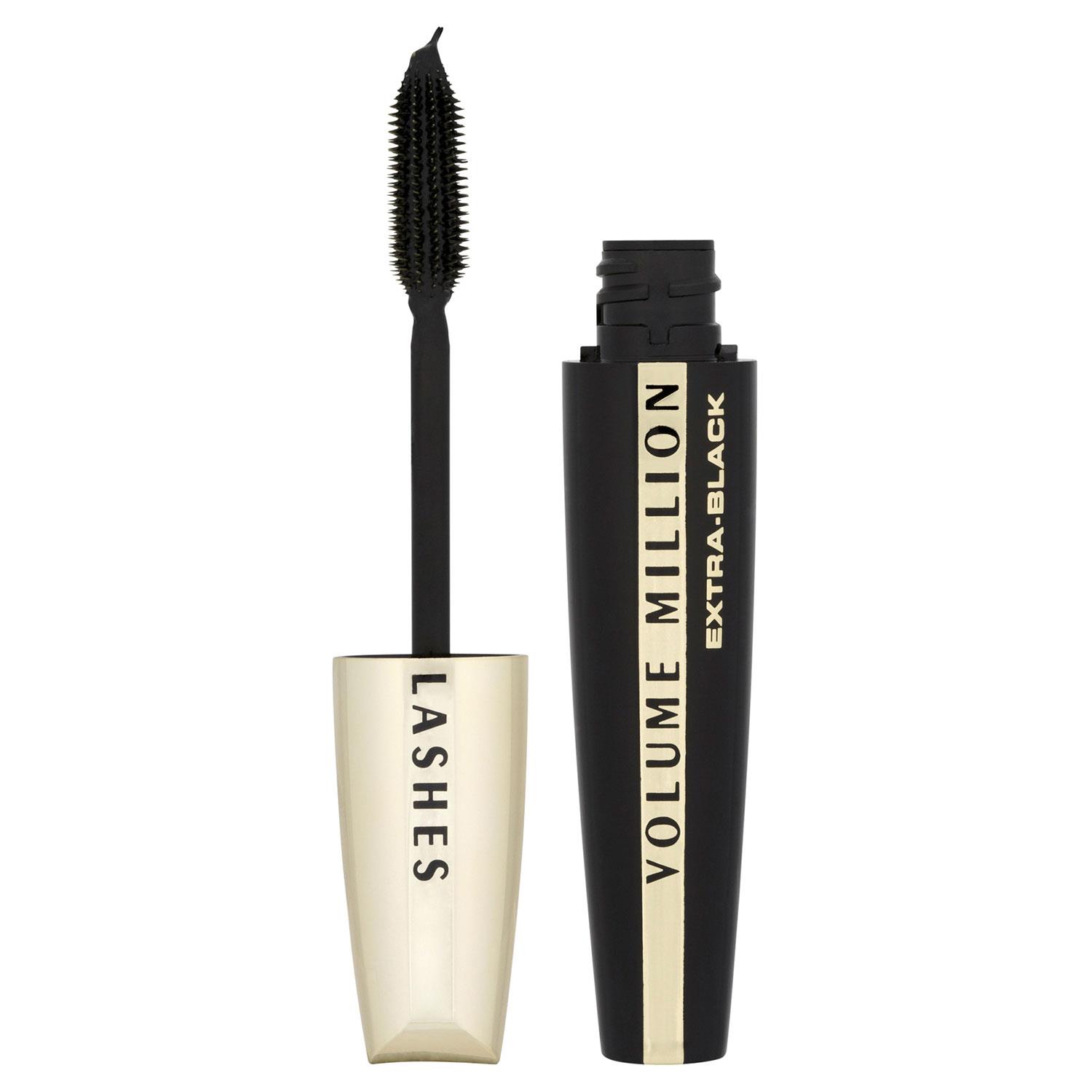 L'oreal Paris Zwart Volume Million Intense Gedefinieerde Volume Wimpers Mascara Extra