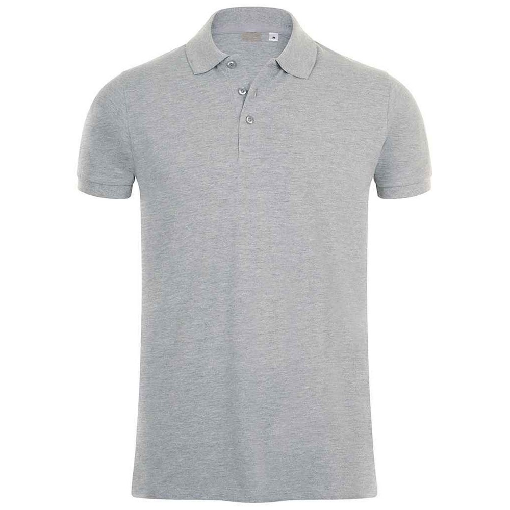SOLS Heren Phoenix Poloshirt (Grijze Melange)