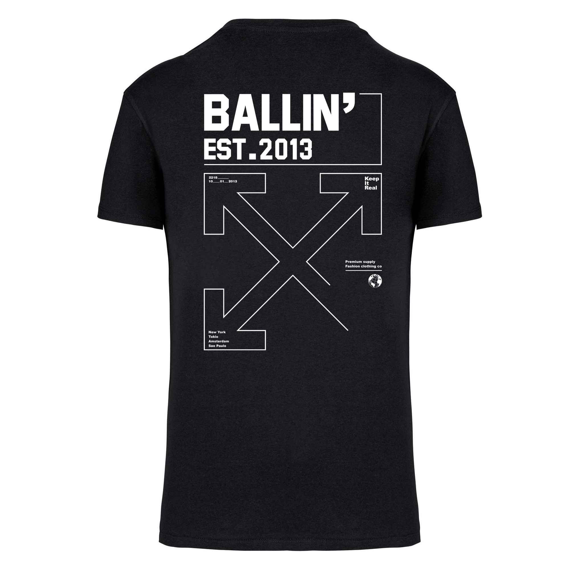 Ballin Est. 2013 Tee SS Backprint Cross Skjorta herr – bild 2